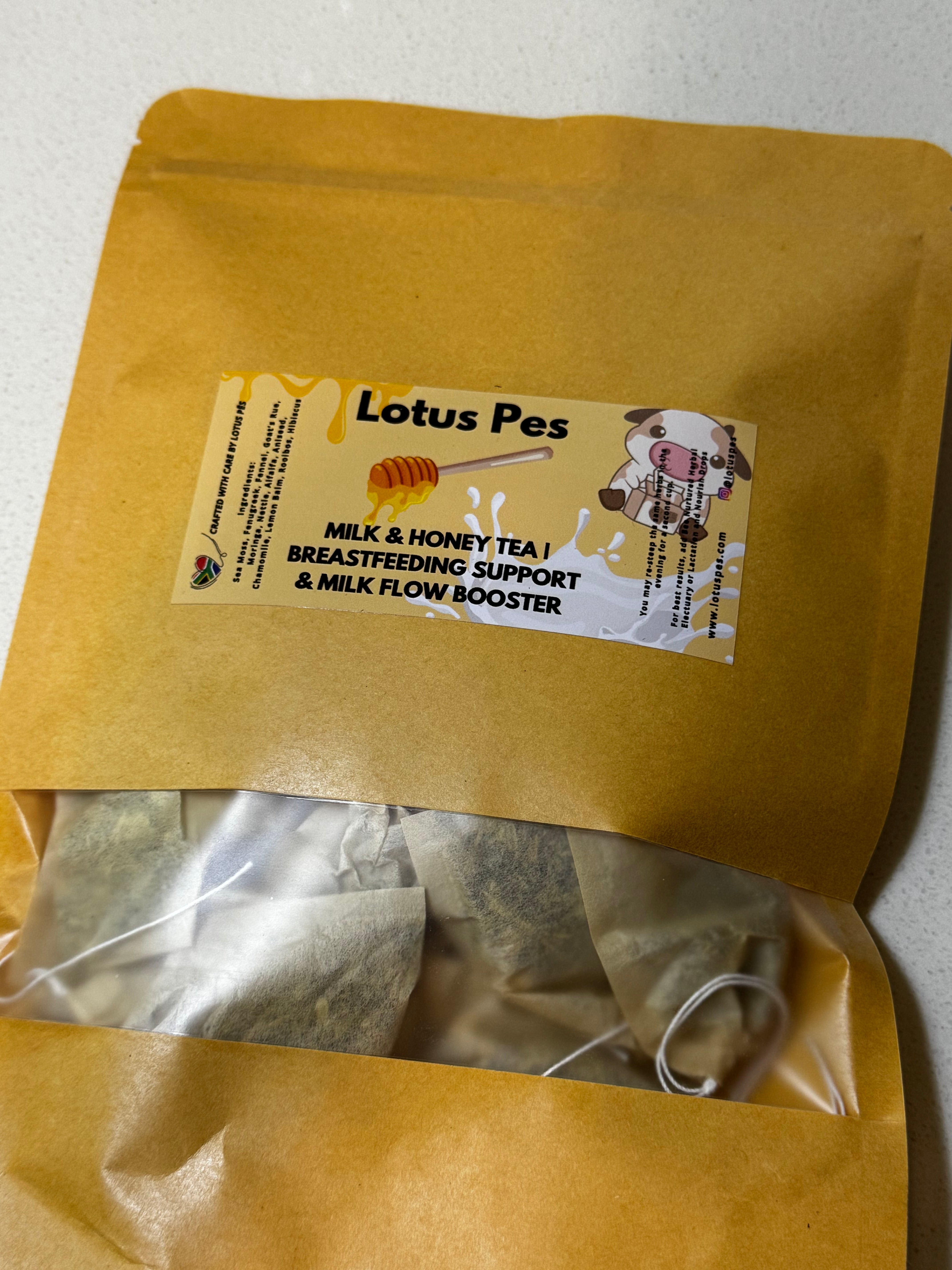 MILK & HONEY TEA | BREASTFEEDING SUPPORT & MILK FLOW BOOSTER