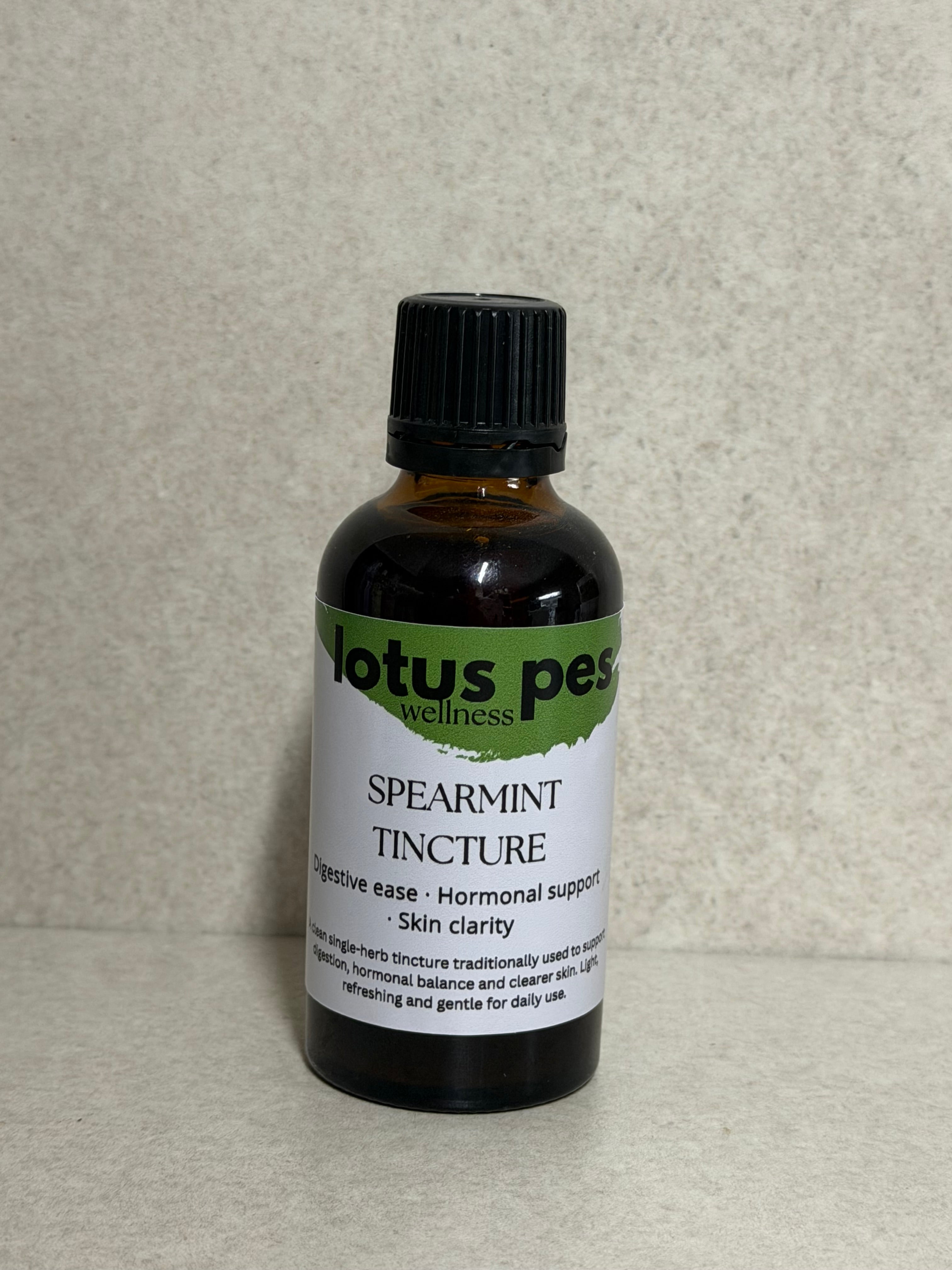 Spearmint Tincture • Digestive Ease, Skin & Hormone Support