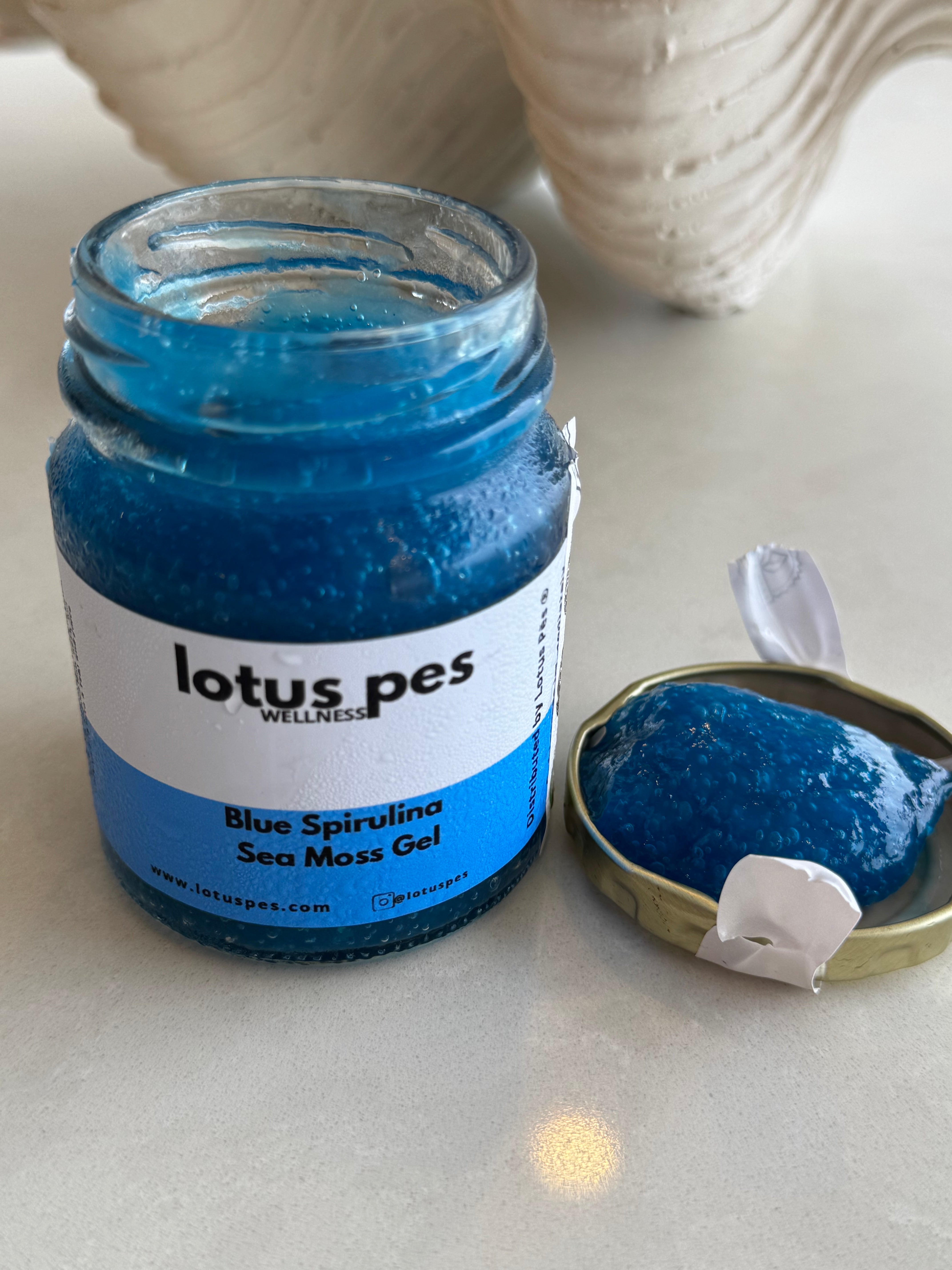 Blue Spirulina Sea Moss Gel