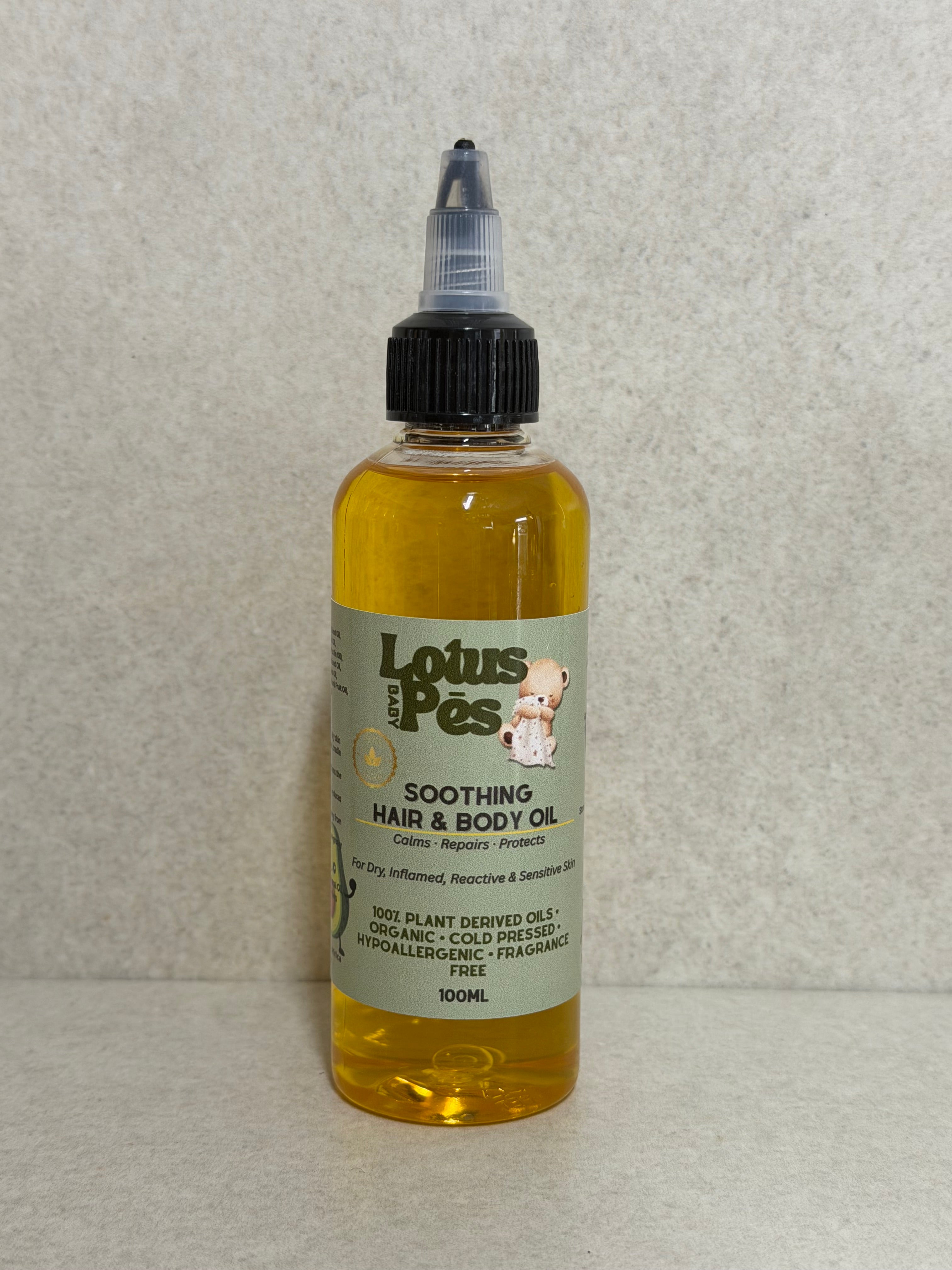 Lotus Pes Baby Soothing Hair & Body Oil