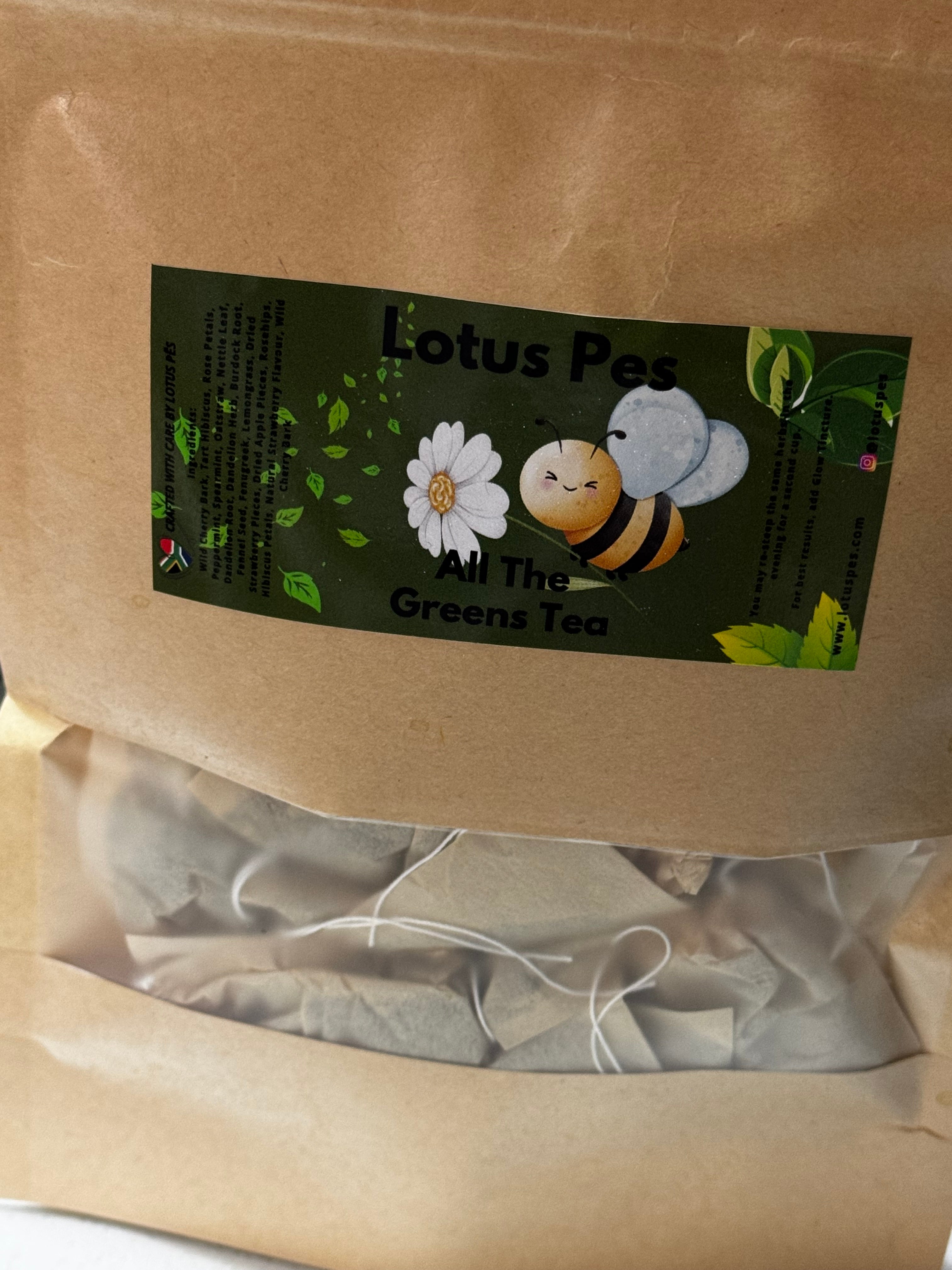 All the Greens Tea Blend • Detox, Skin & Hormone Support