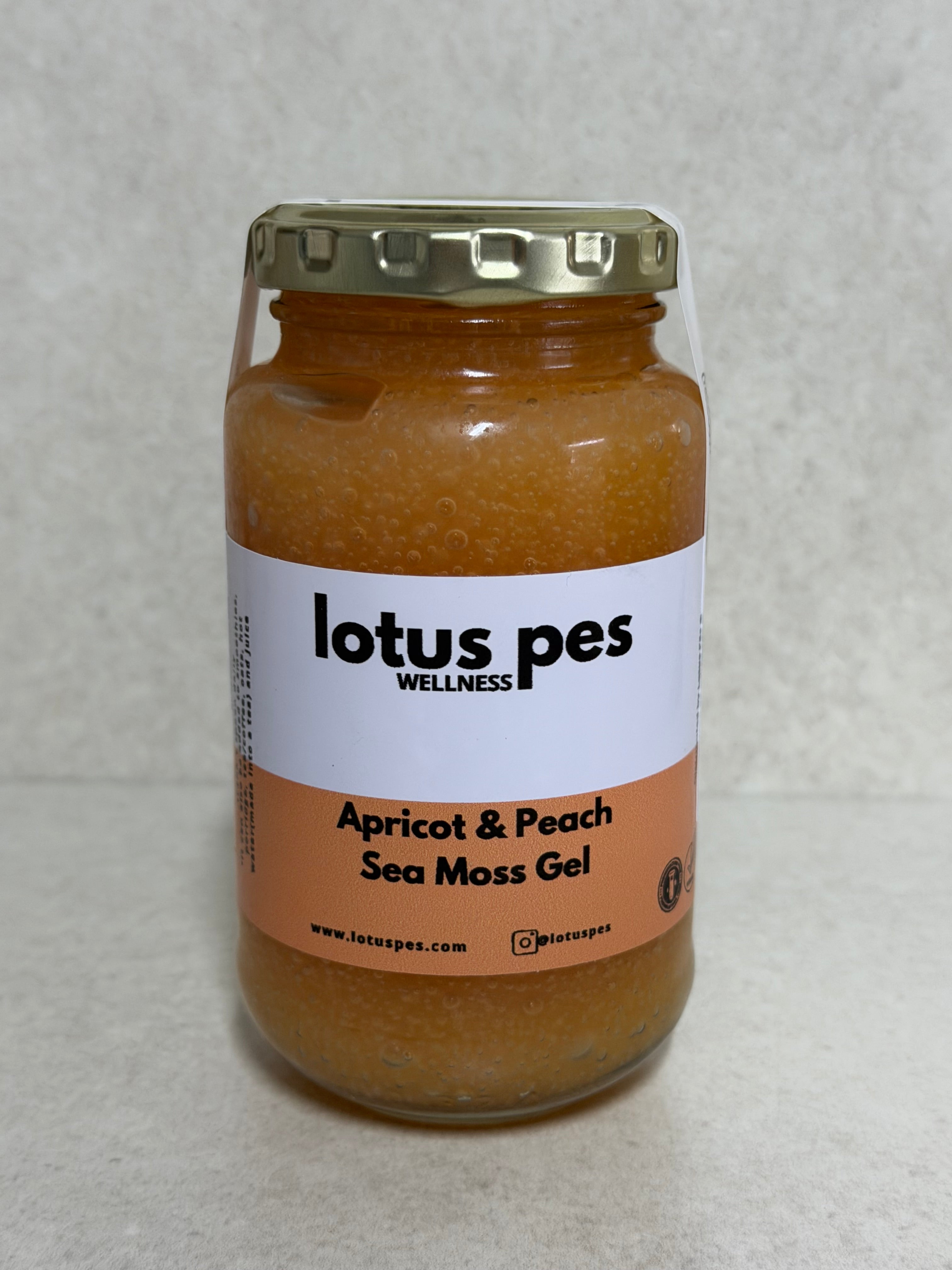 Apricot and Peach Sea Moss Gel