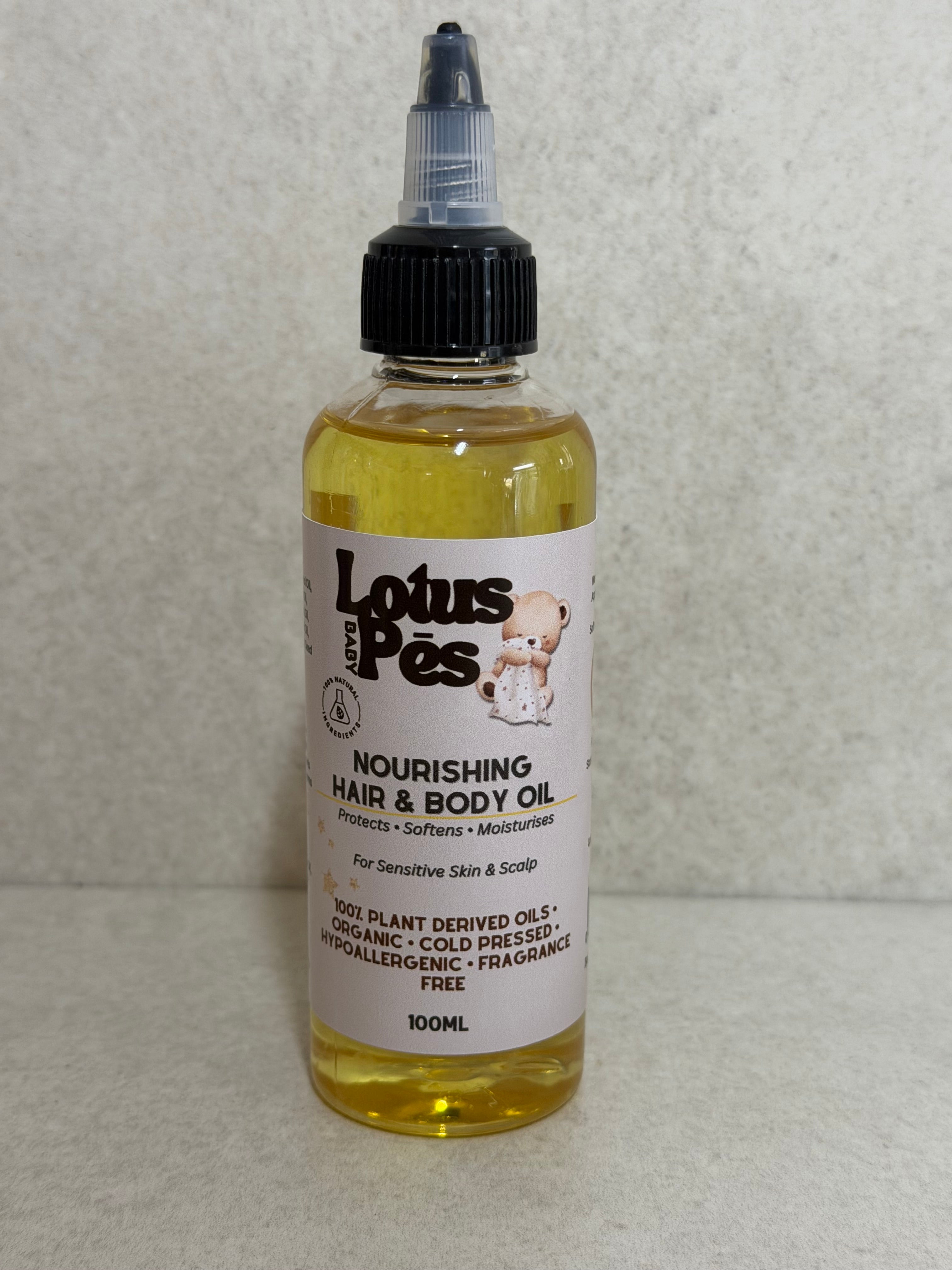 Lotus Pēs Baby Nourishing Hair & Body Oil