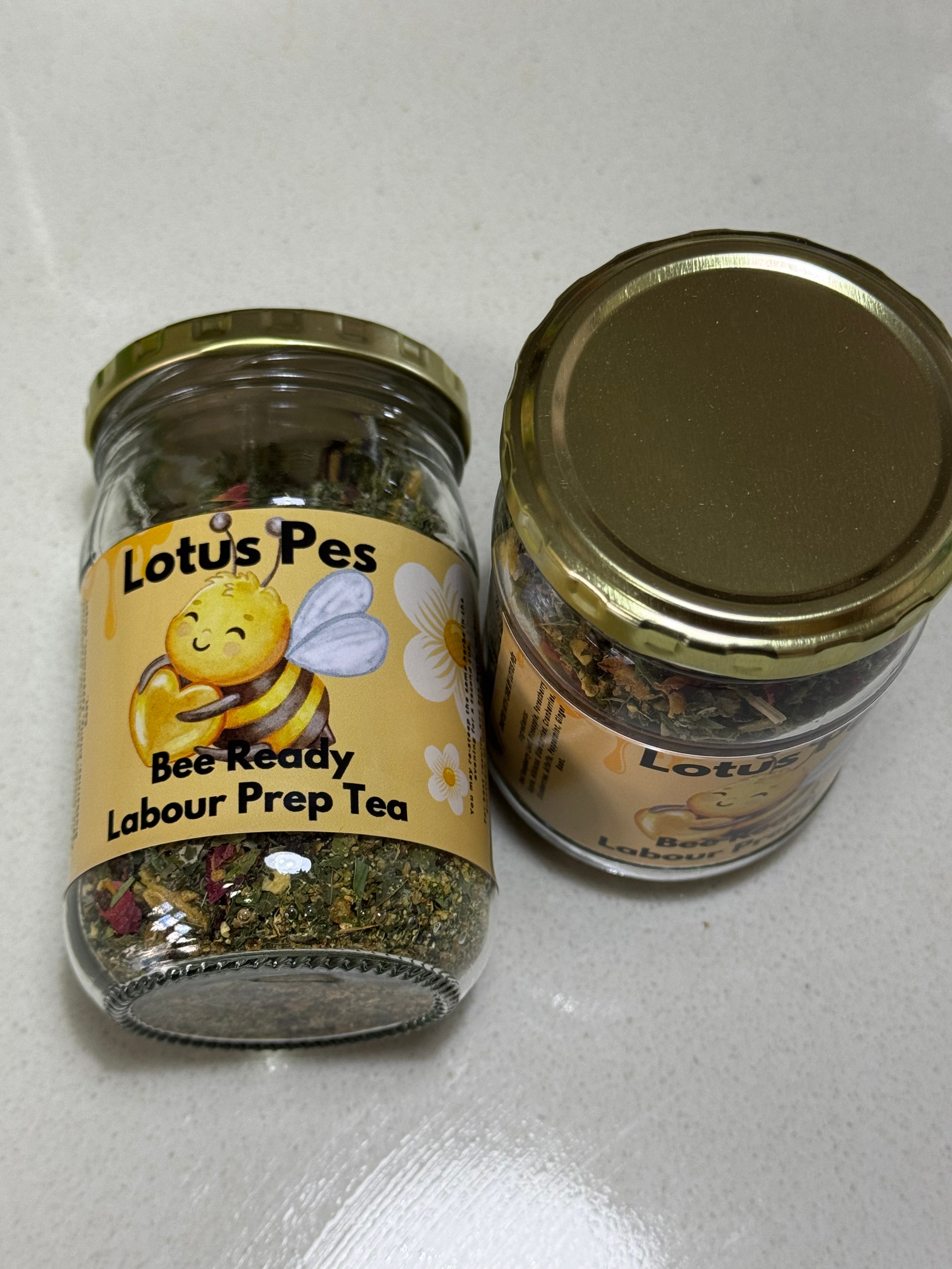 Bee Ready Labour Prep Tea | Third Trimester Herbal Blend for Labour Preparation & Uterine Tone