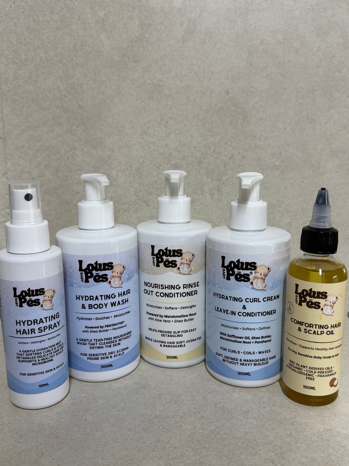 Lotus Pēs Baby Wash Day Essentials