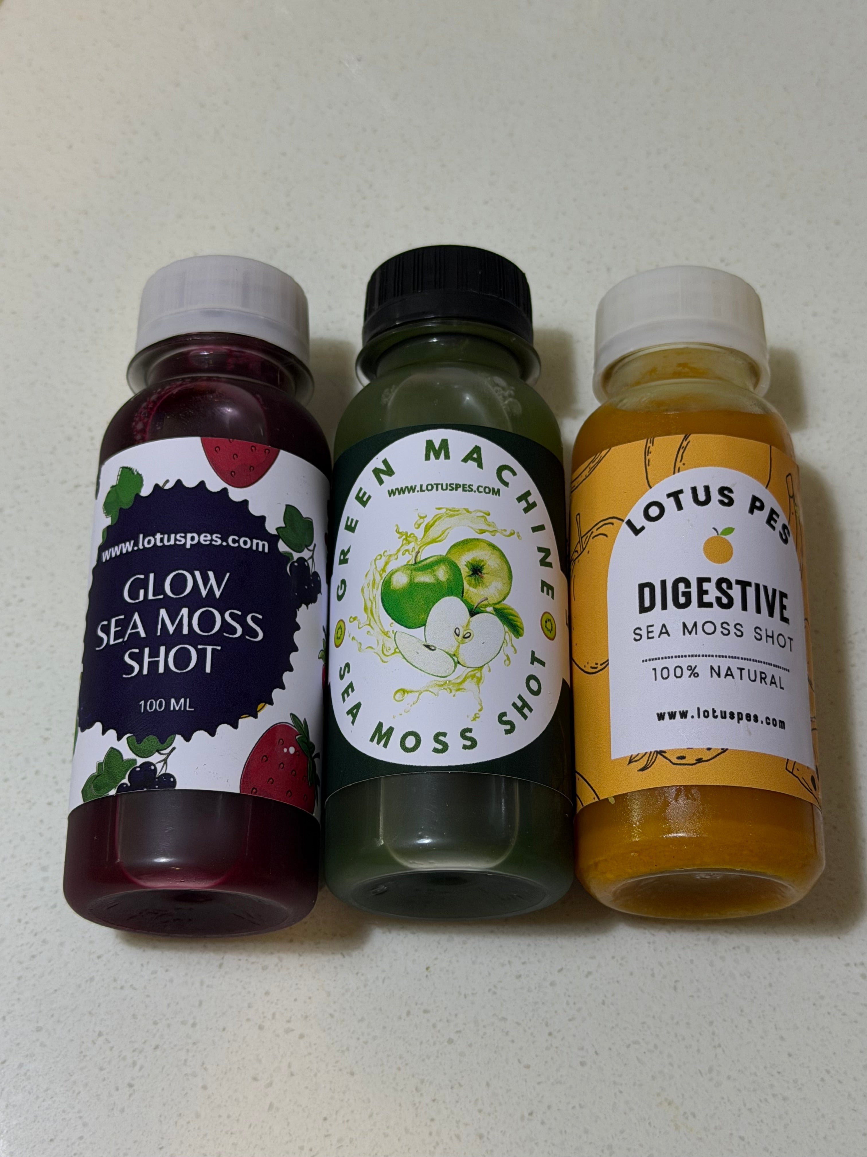 Sea Moss Shots Mixed 7 Pack