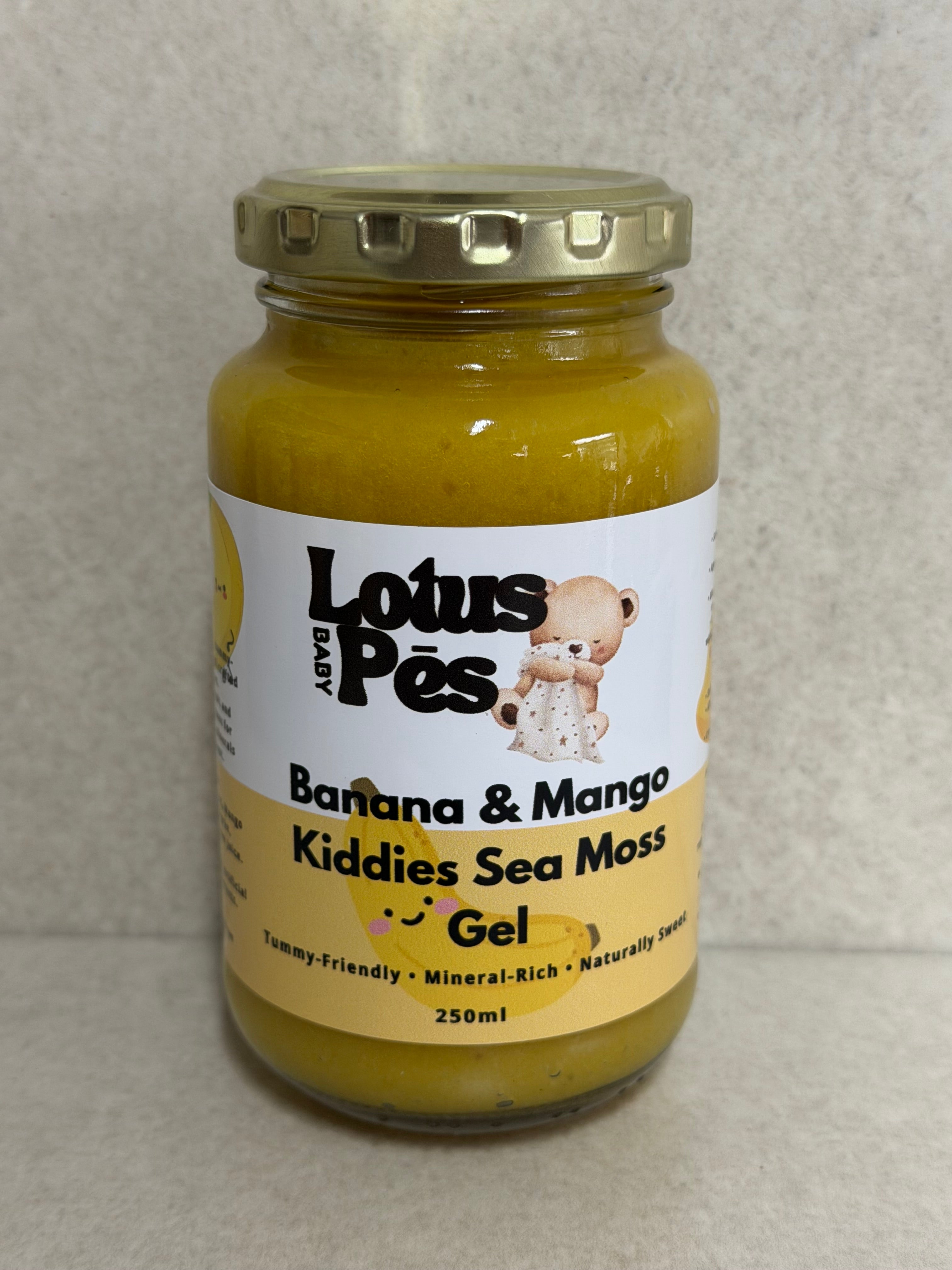 Lotus Pēs Baby – Banana & Mango Sea Moss Gel
