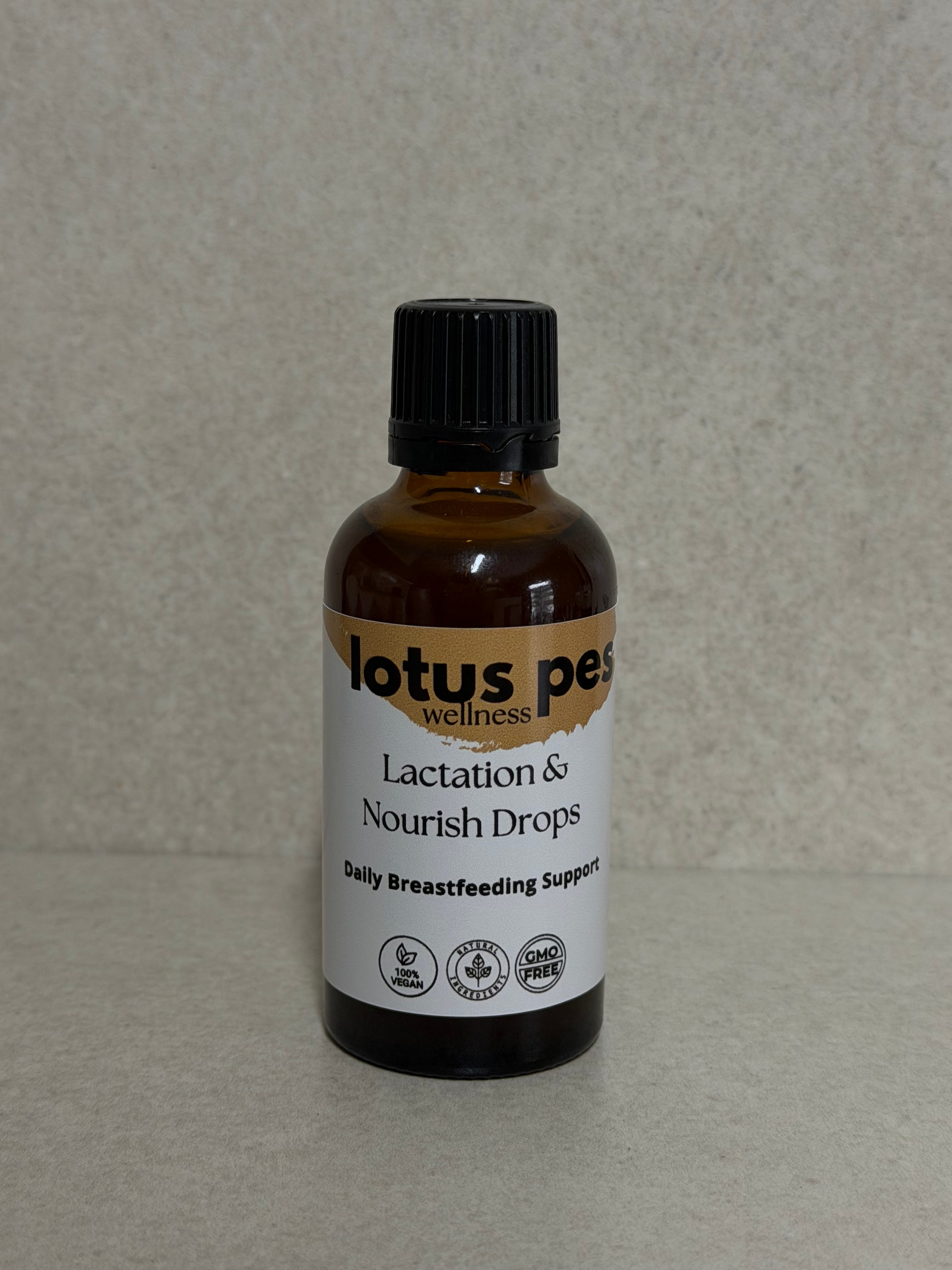 Lactation & Nourish Drops • Milk Supply Boost & Digestive Ease