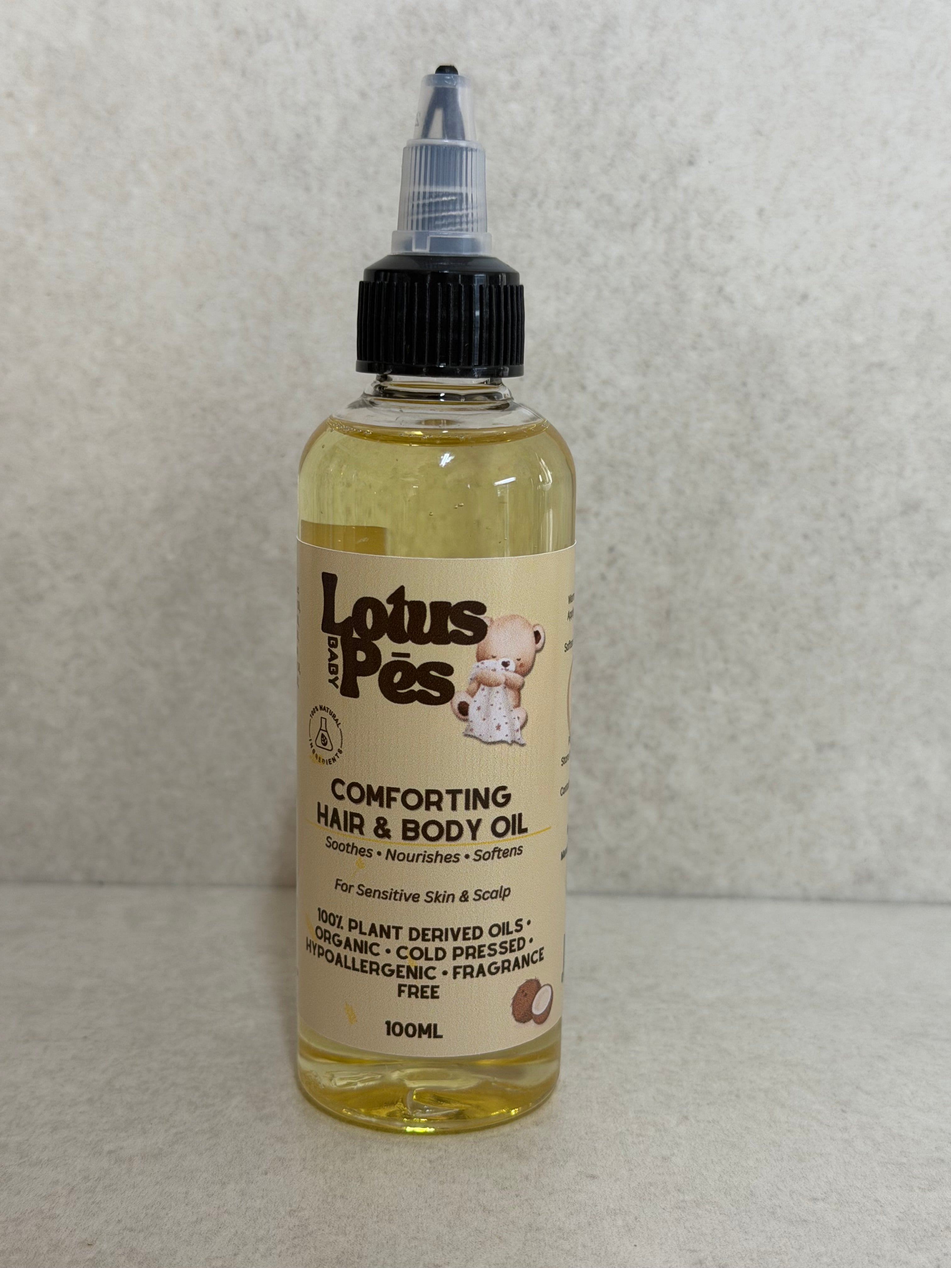 Lotus Pēs Baby Comforting Hair & Body Oil