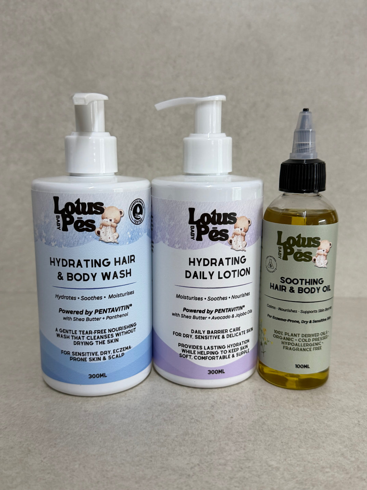 Lotus Pēs Baby Daily Care Trio