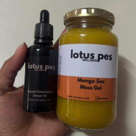 Liquid Chlorophyll and Sea Moss Gel for Skin Health