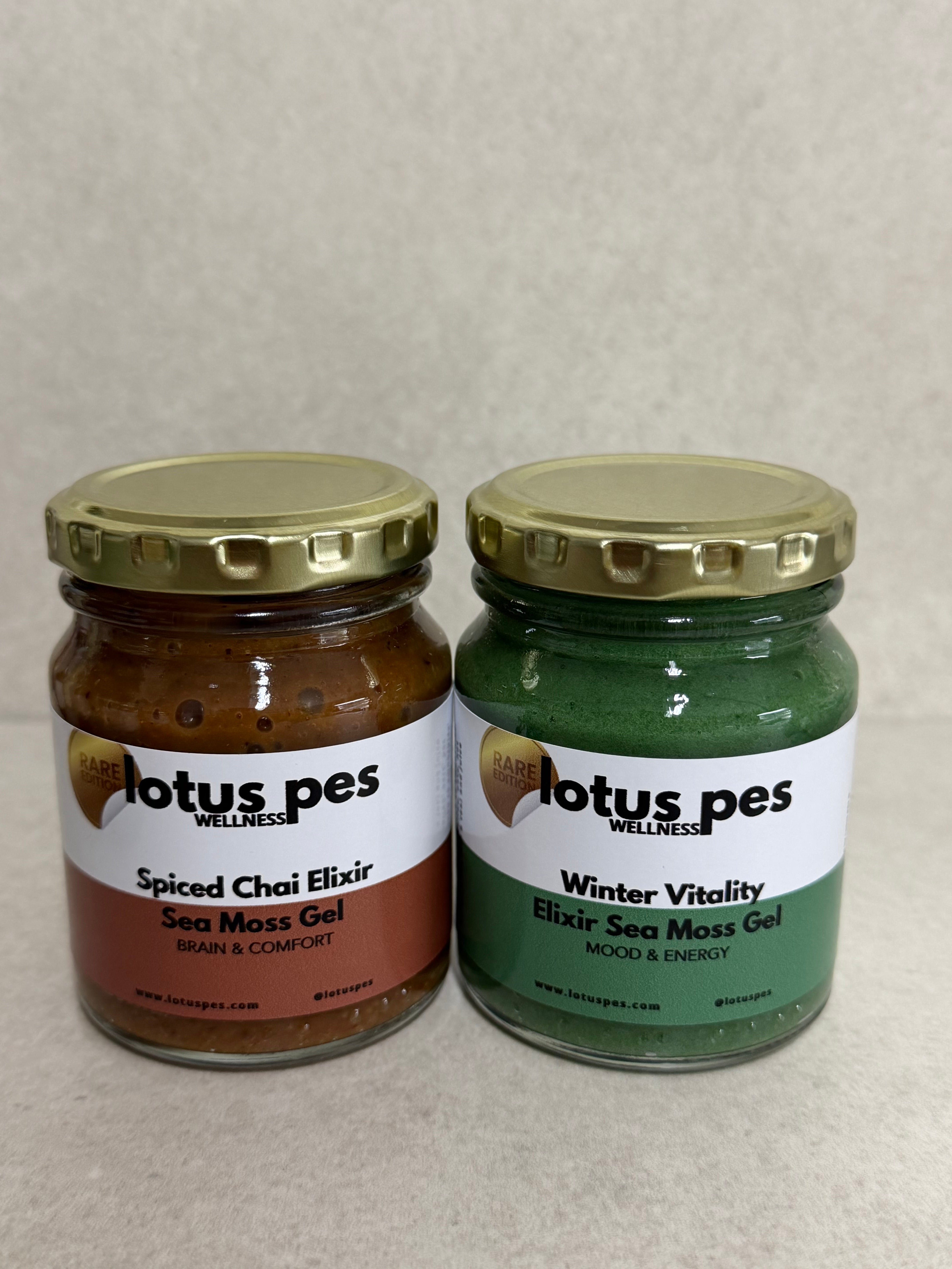 FOCUS & CALM DUO : Limited Edition Sea Moss Mini Jars