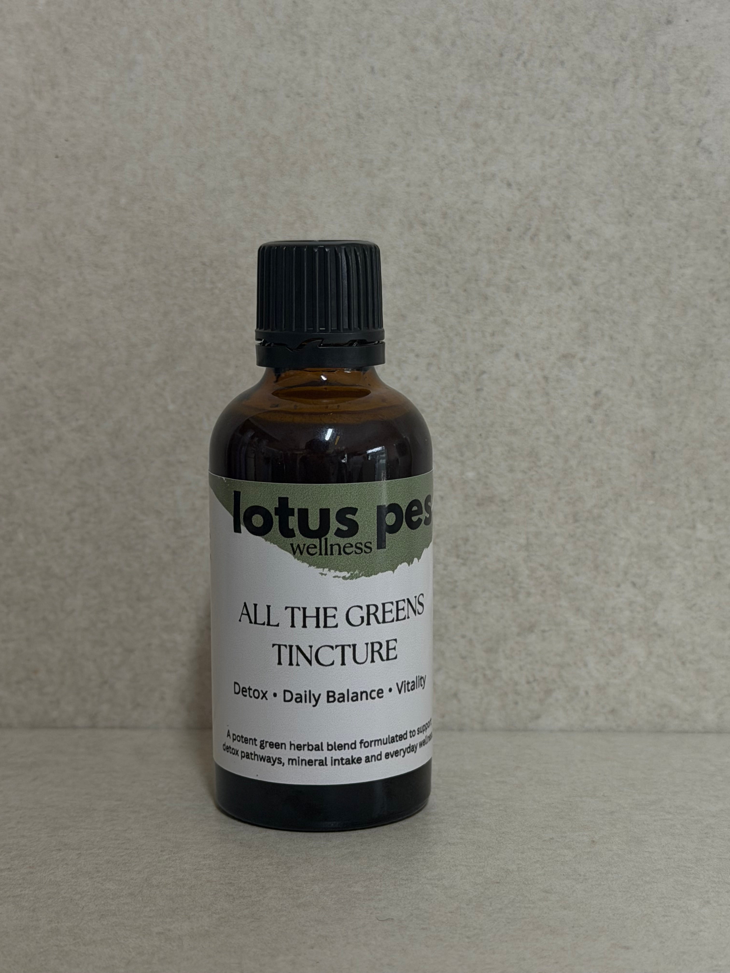 All the Greens Tincture • Potent Detox, Glow & Daily Balance