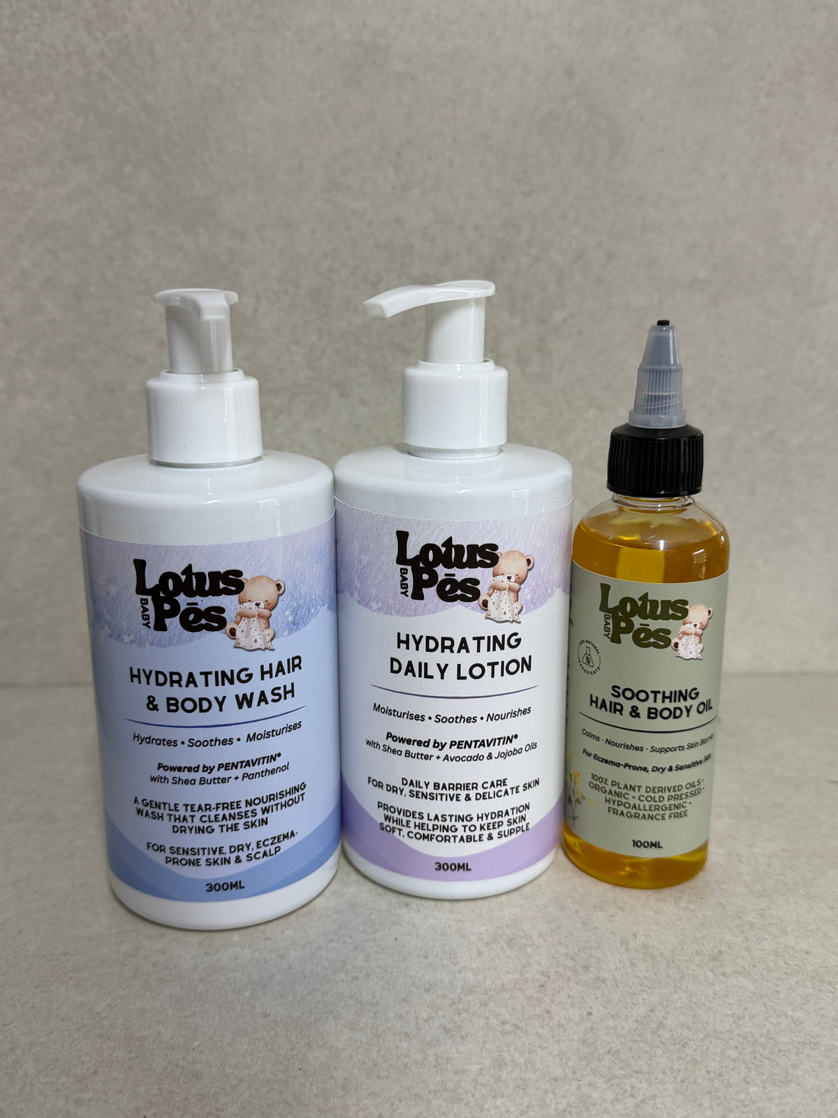 Lotus Pēs Baby Daily Care Trio