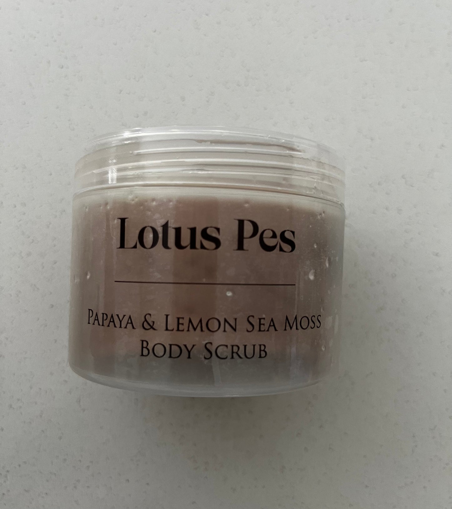 Papaya & Lemon Sea Moss Scrub