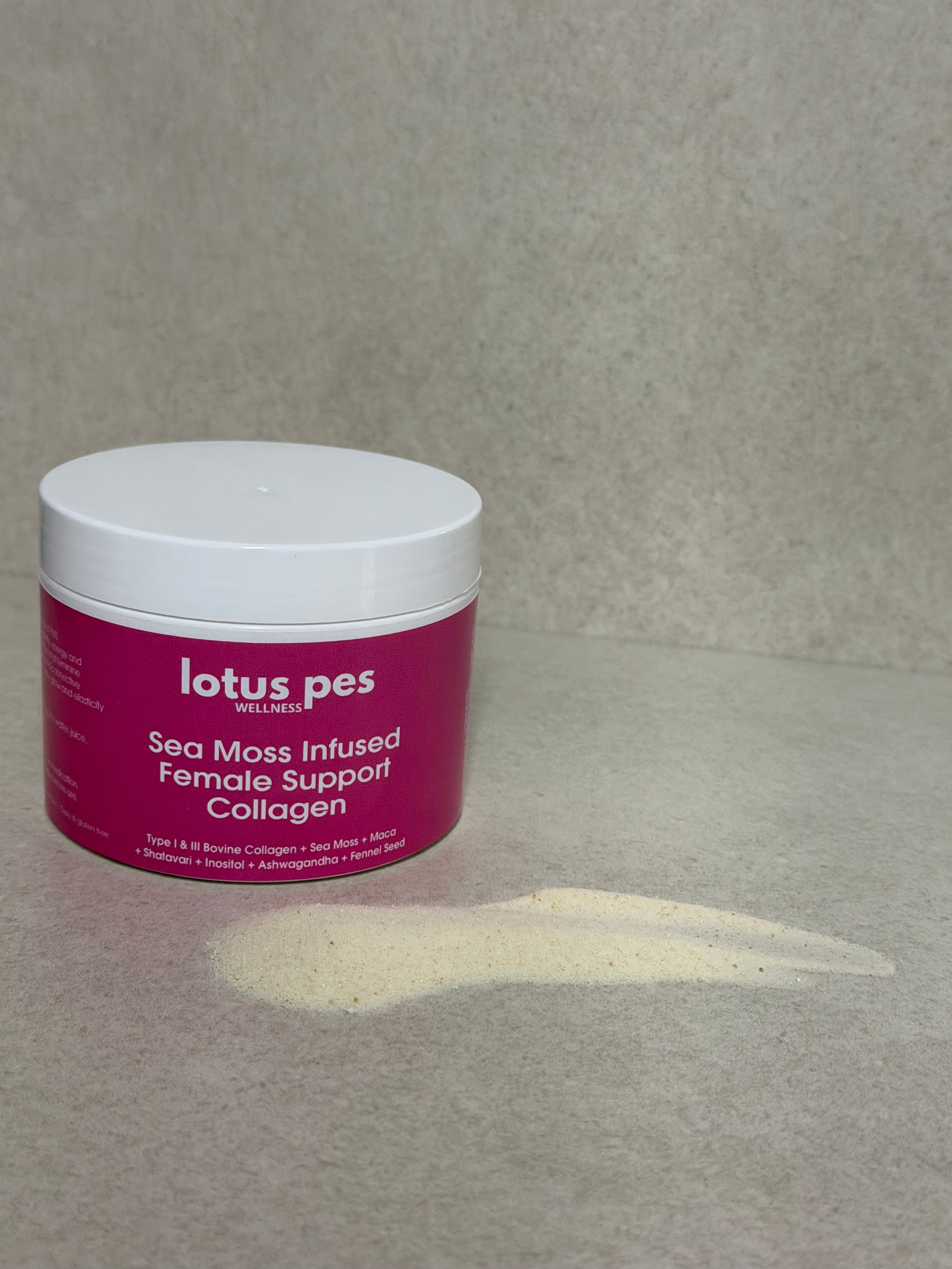 Sea Moss Infused Female Support Collagen • hormone balance, energy + glow