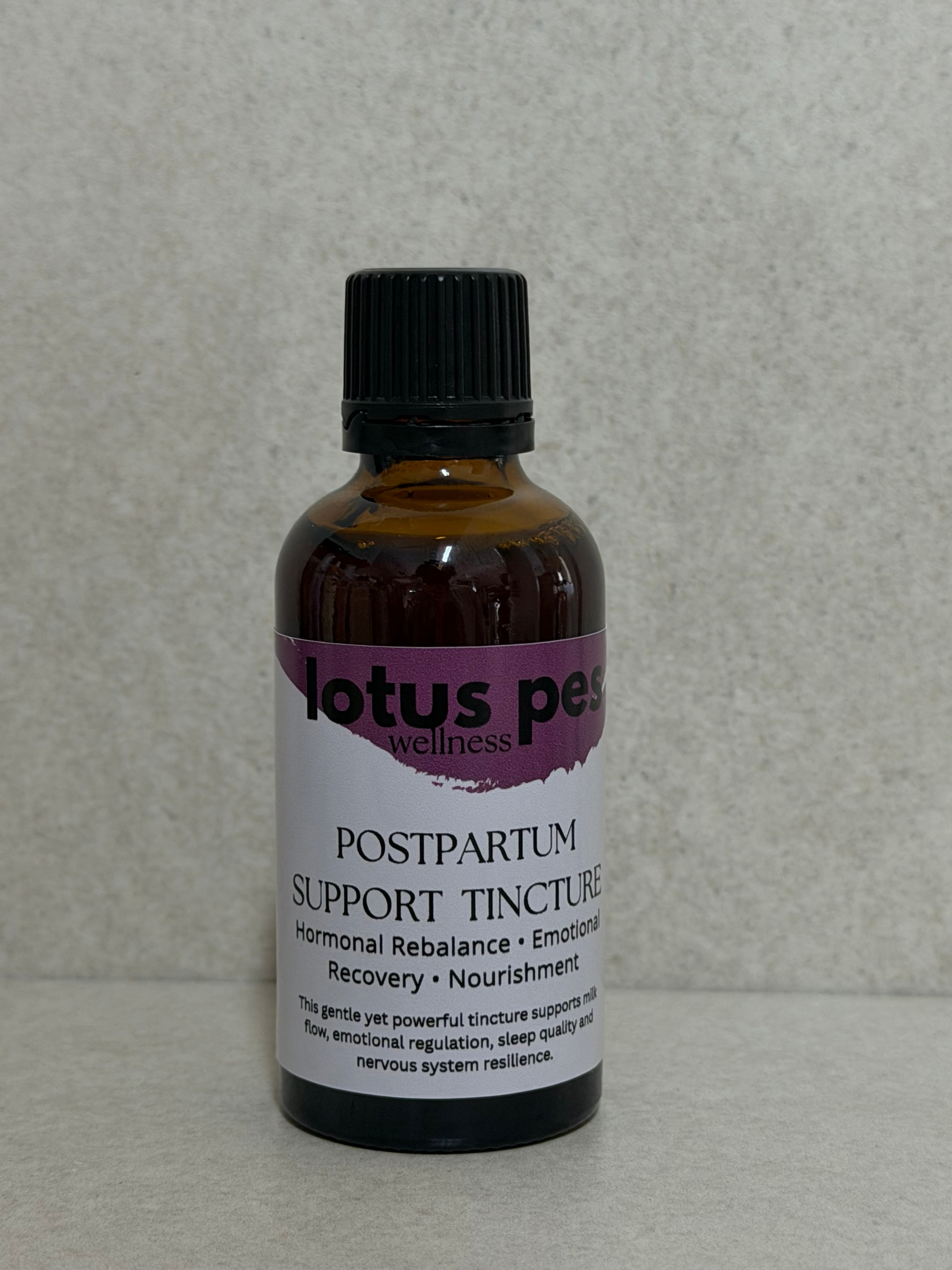 Postpartum Support Tincture • Hormonal Rebalance & Emotional Recovery