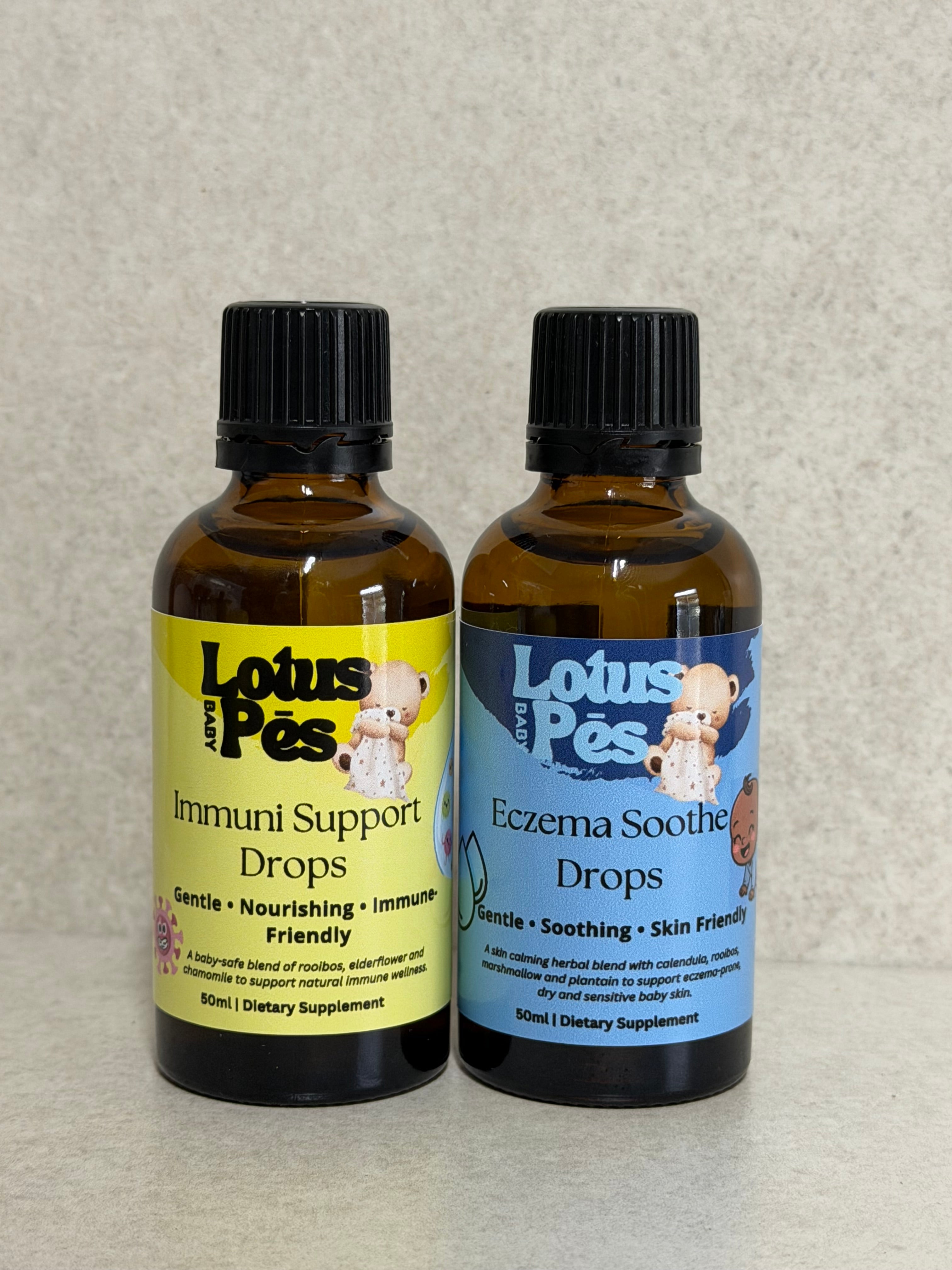 Lotus Pes Baby Immuni Support + Eczema Soothe Duo