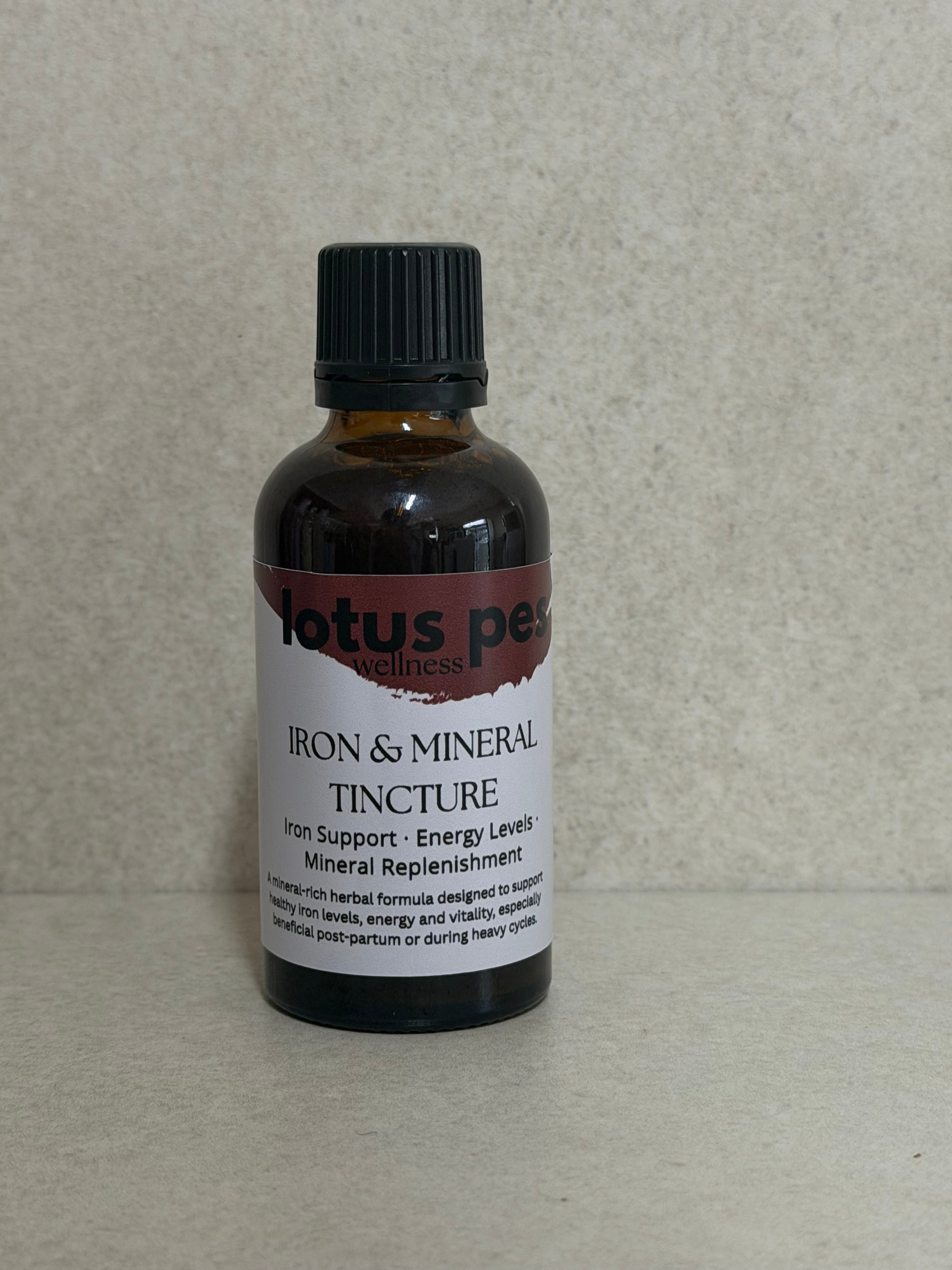 Iron + Mineral Tincture • Liquid Blood Tonic for Energy & Vitality