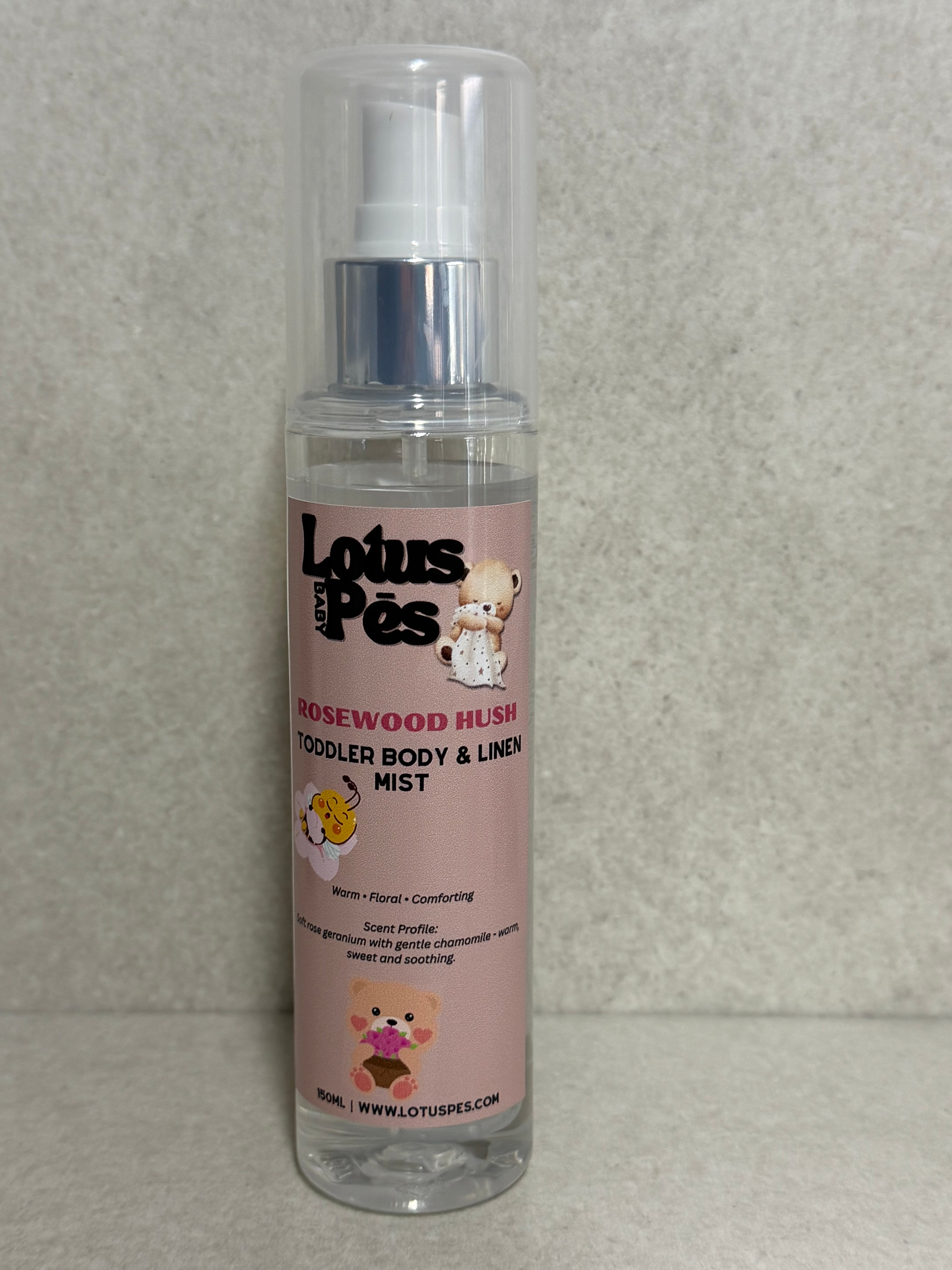 Lotus Pes Baby - Rosewood Hush Toddler Body & Linen Mist