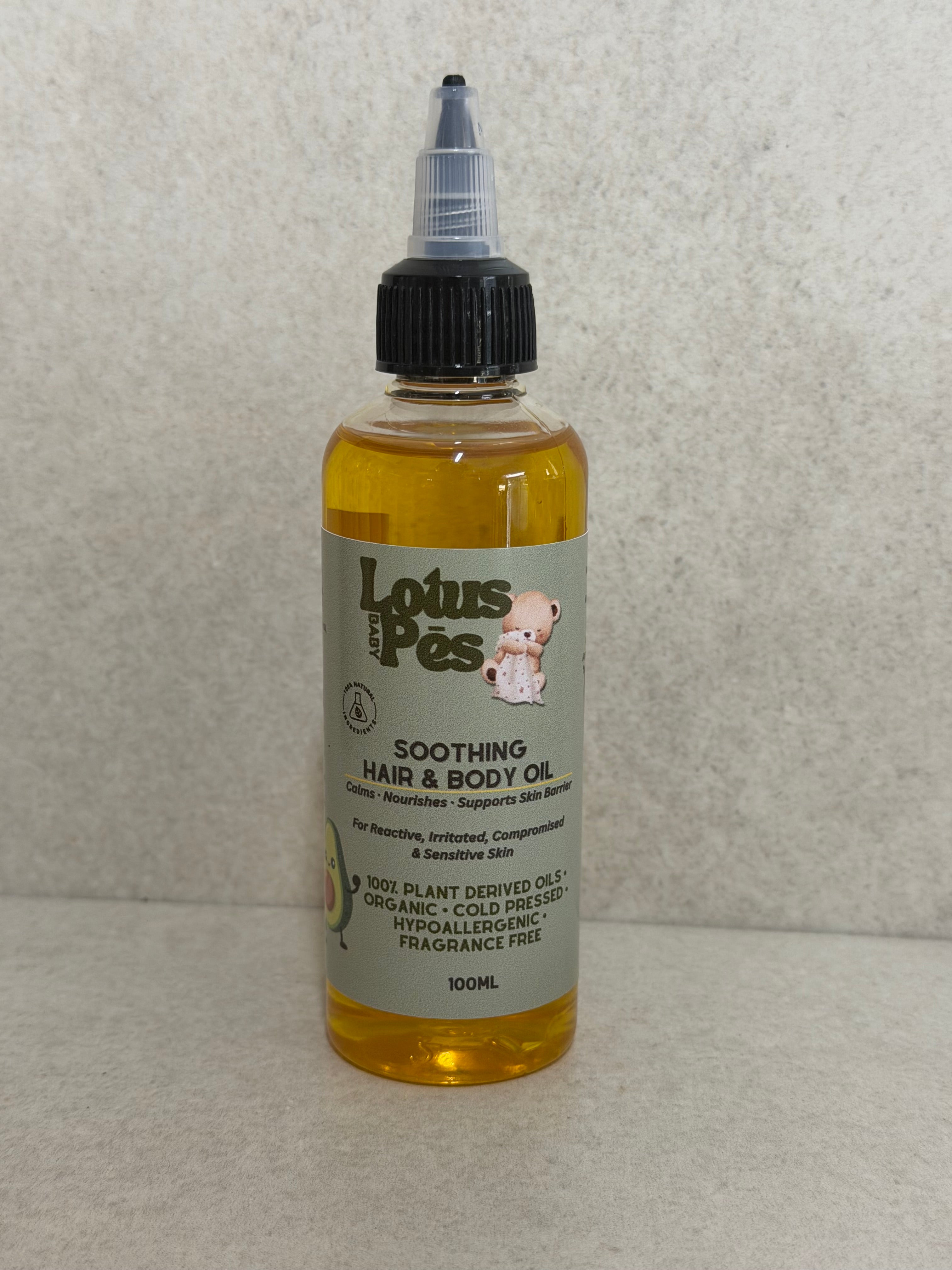 Lotus Pes Baby Soothing Hair & Body Oil