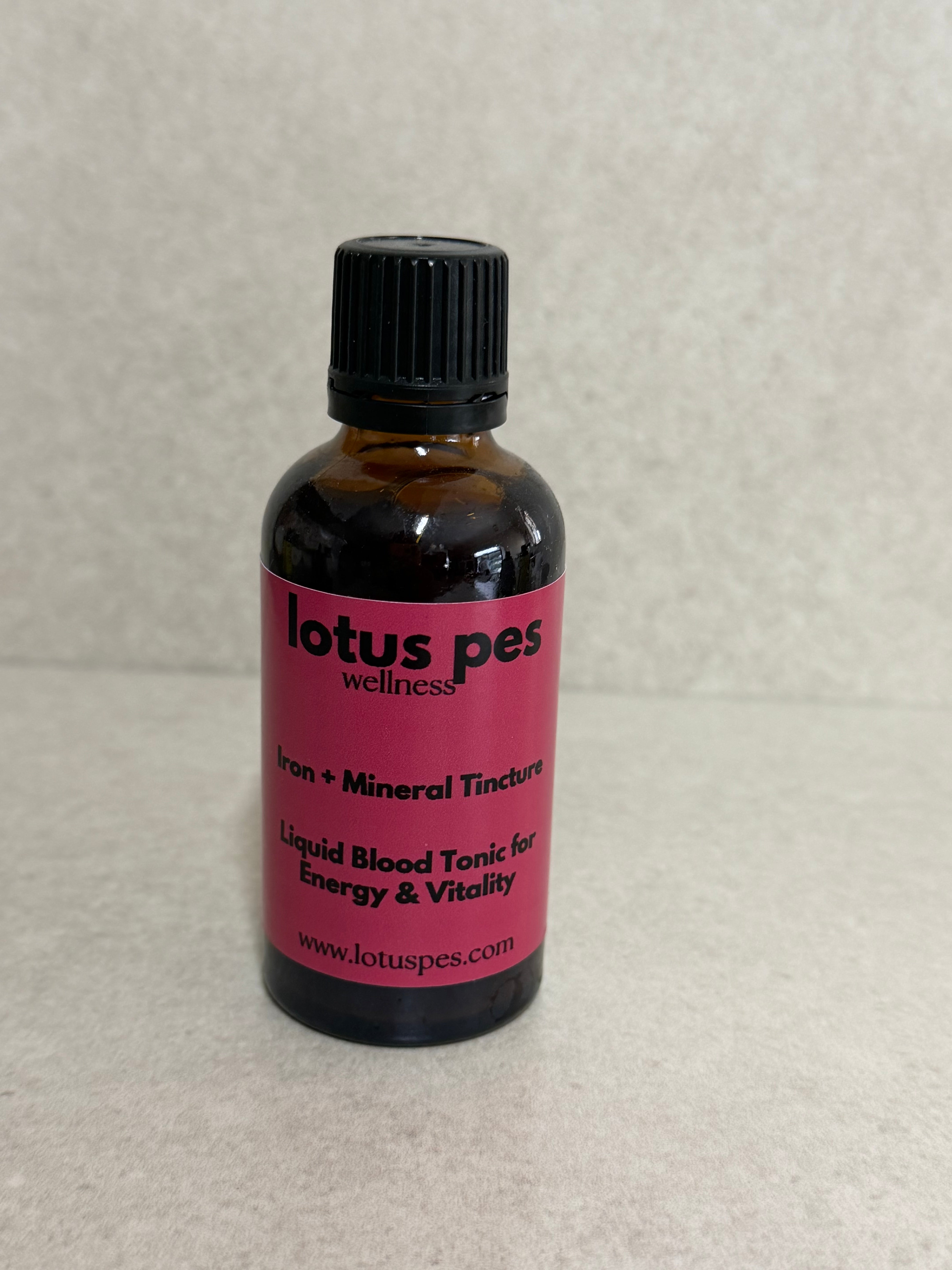 Iron + Mineral Tincture • Liquid Blood Tonic for Energy & Vitality