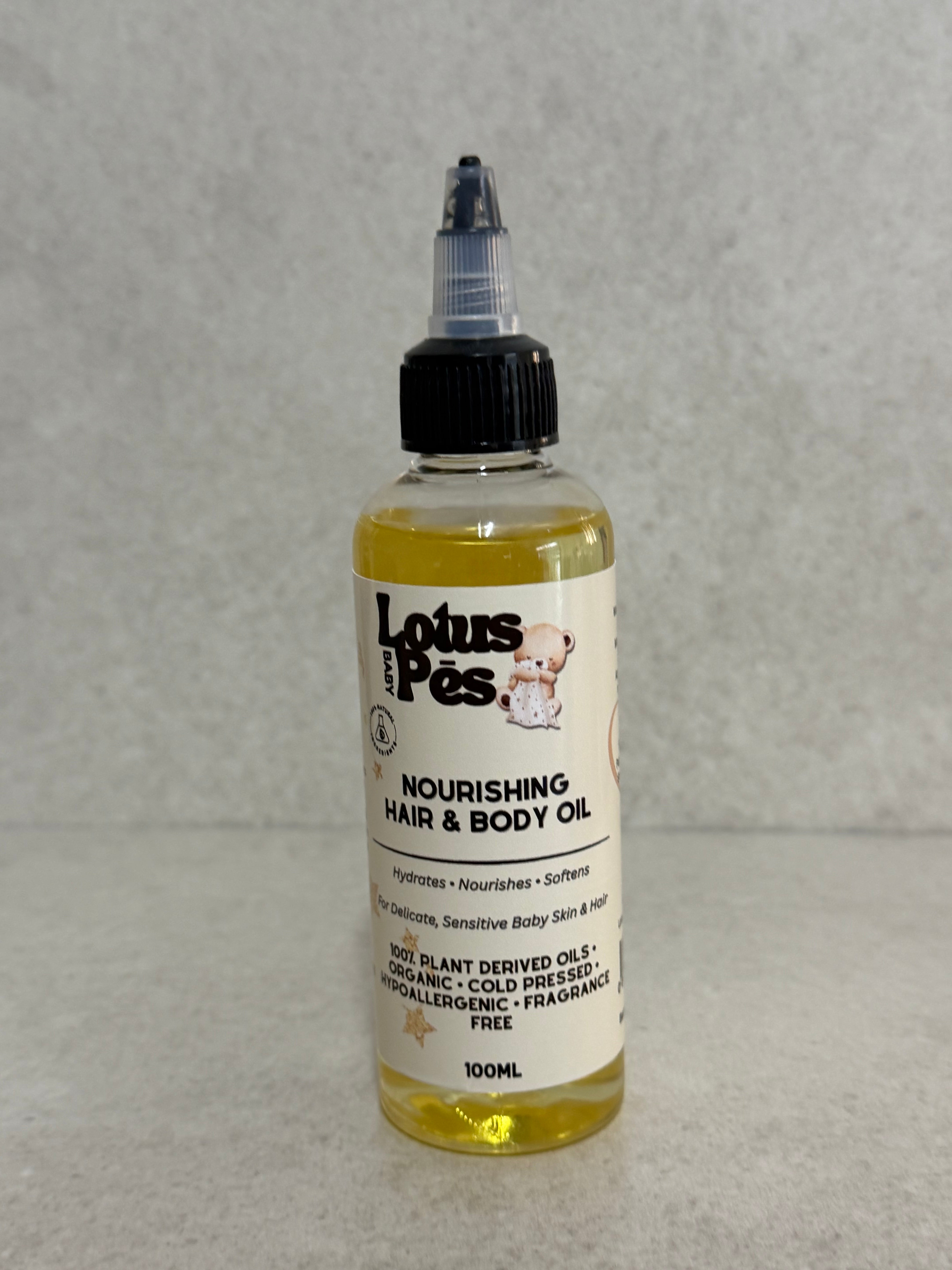 Lotus Pēs Baby Nourishing Hair & Body Oil