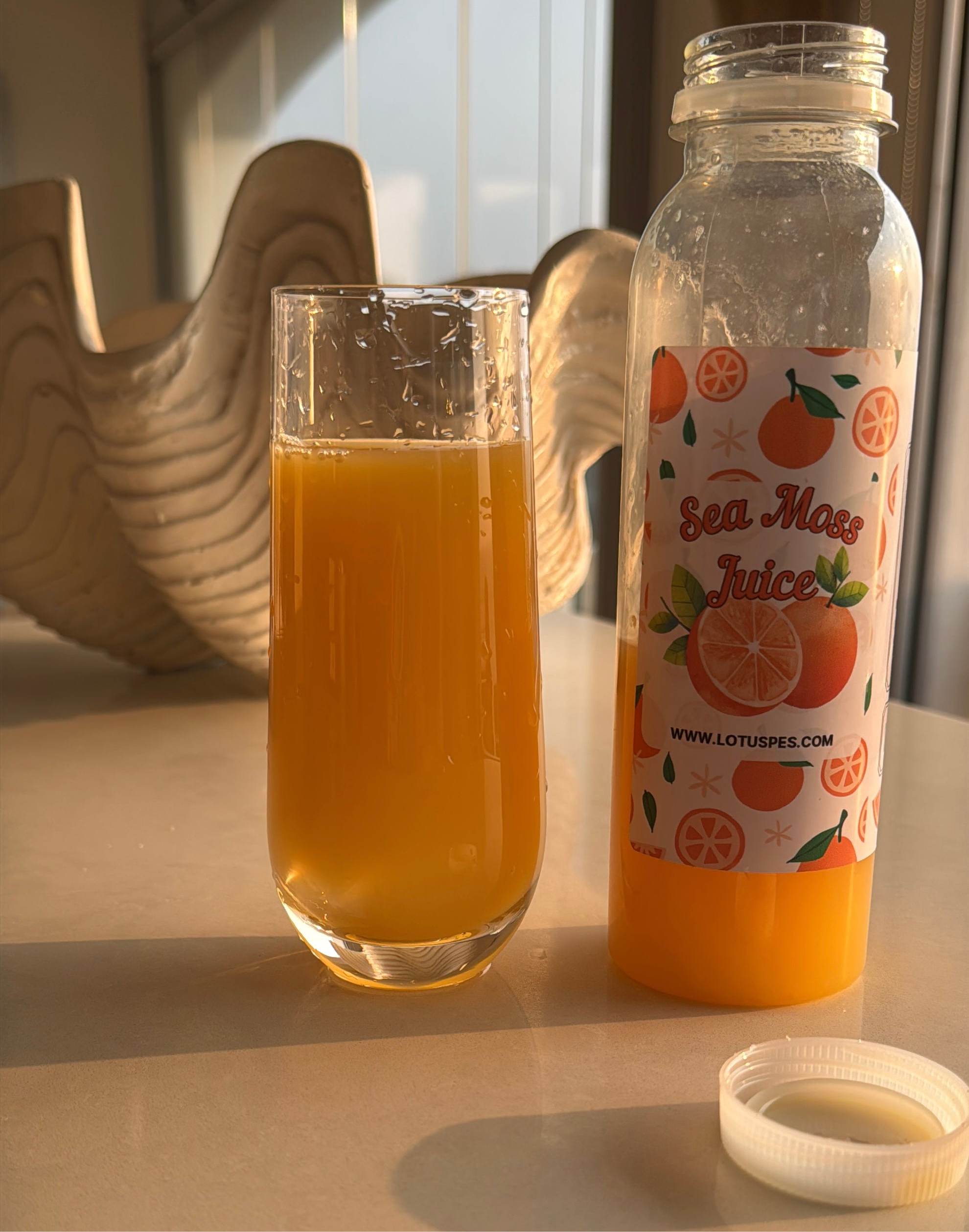 Orange Sea Moss Juice