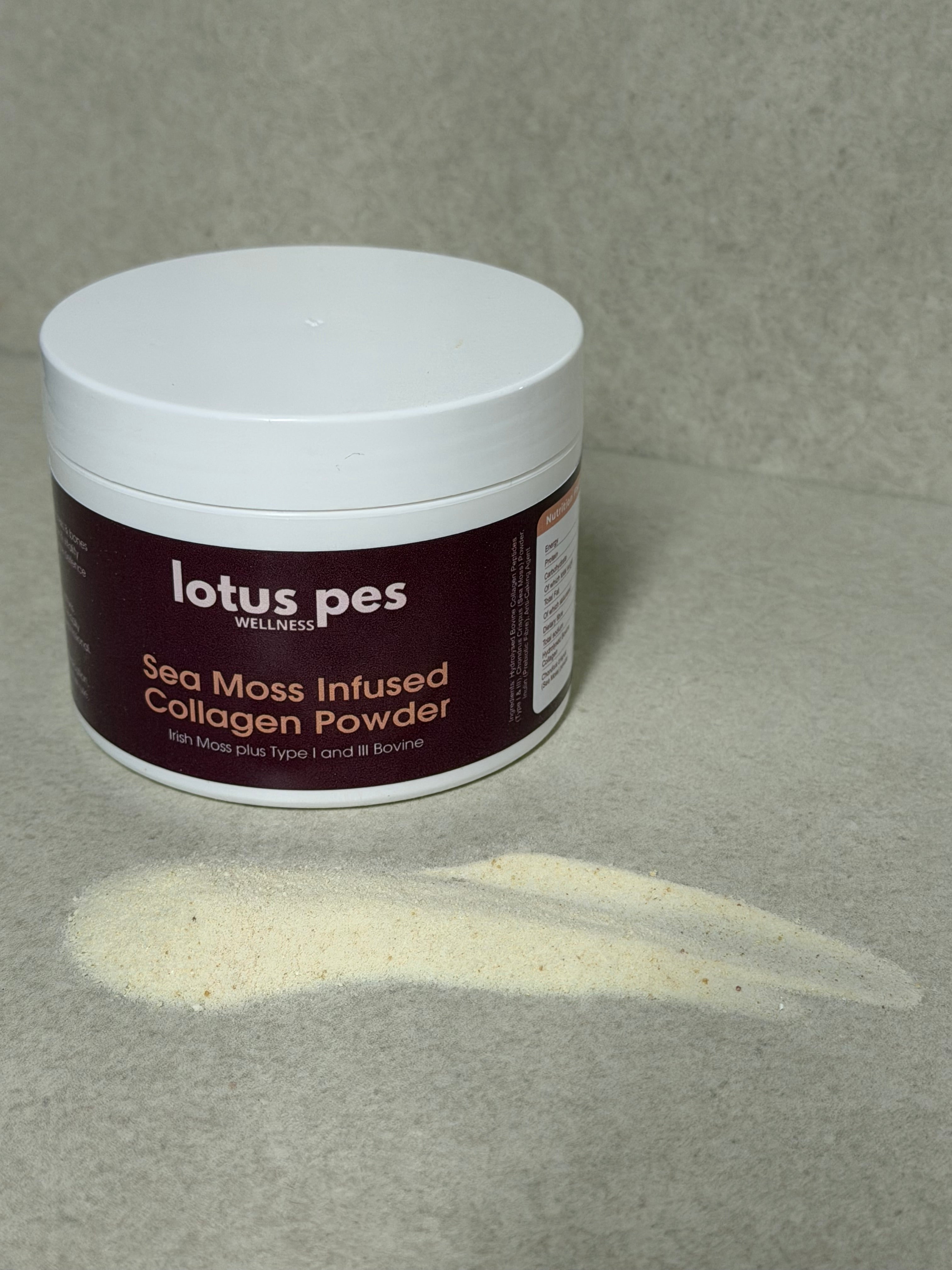 Sea Moss Infused Hydrolysed Collagen Powder • glow, strength + radiance