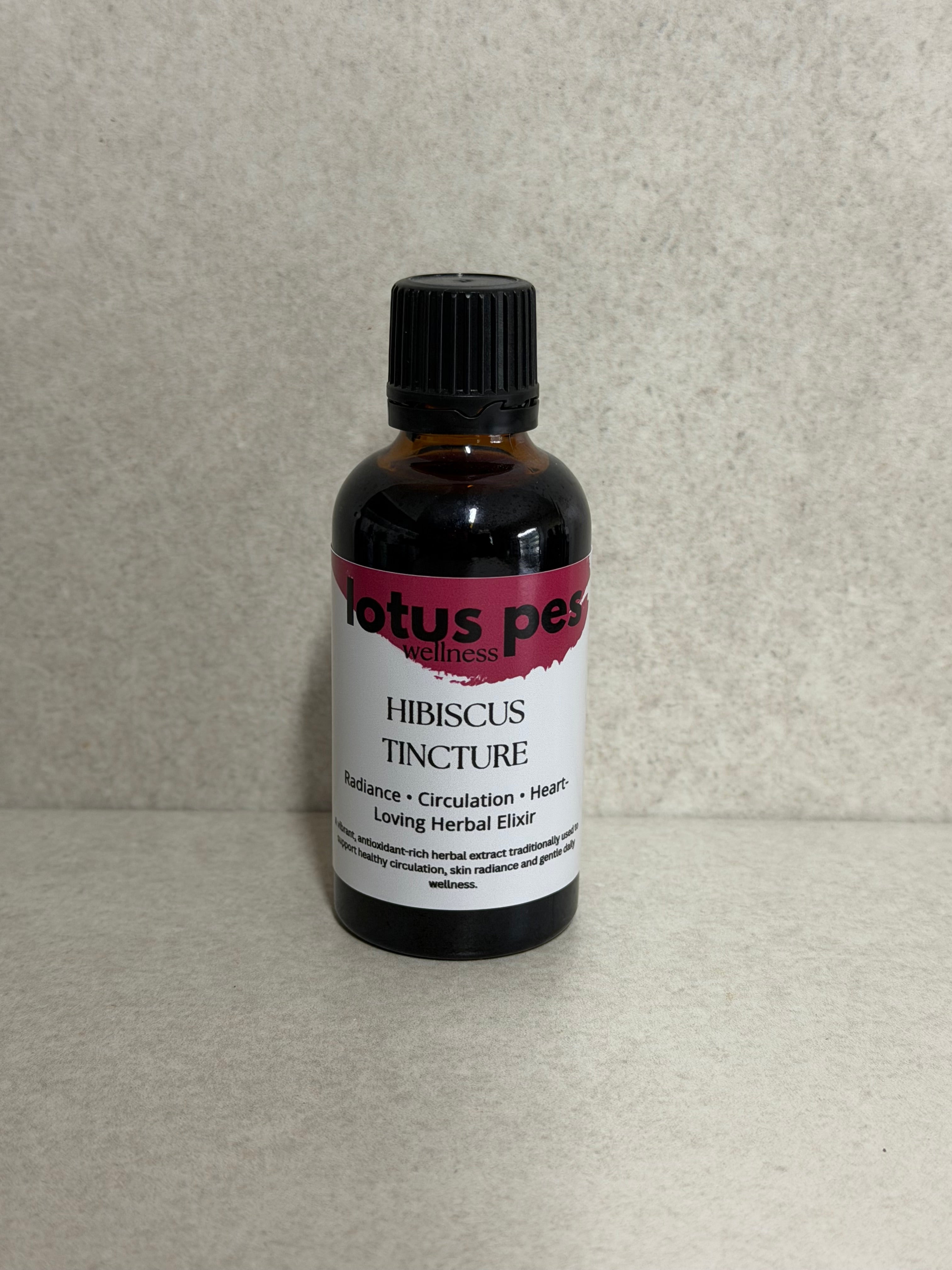 Hibiscus Tincture • Radiance & Circulation Elixir