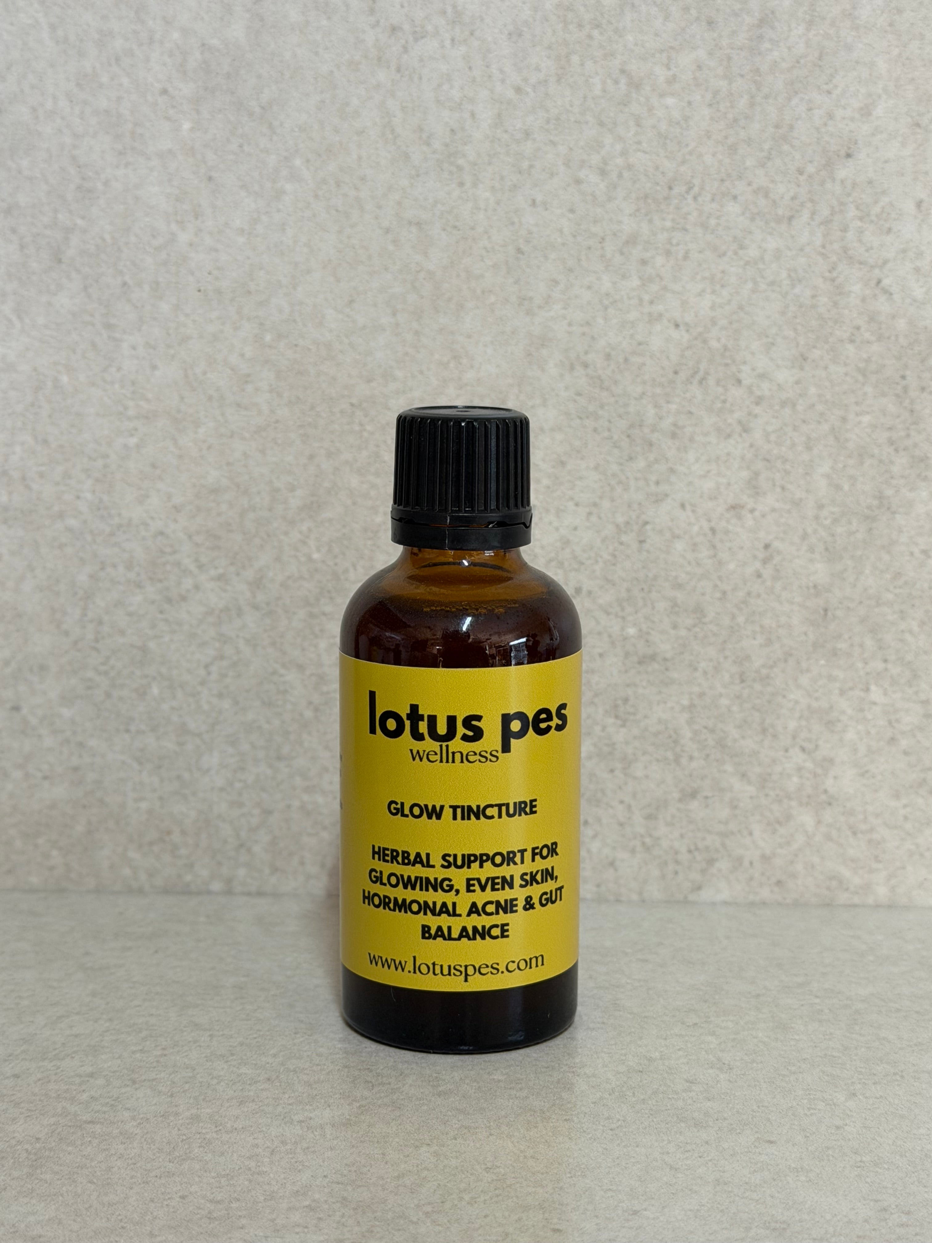 Glow Tincture • Herbal Support for Glowing, Even Skin, Hormonal Acne & Gut Balance