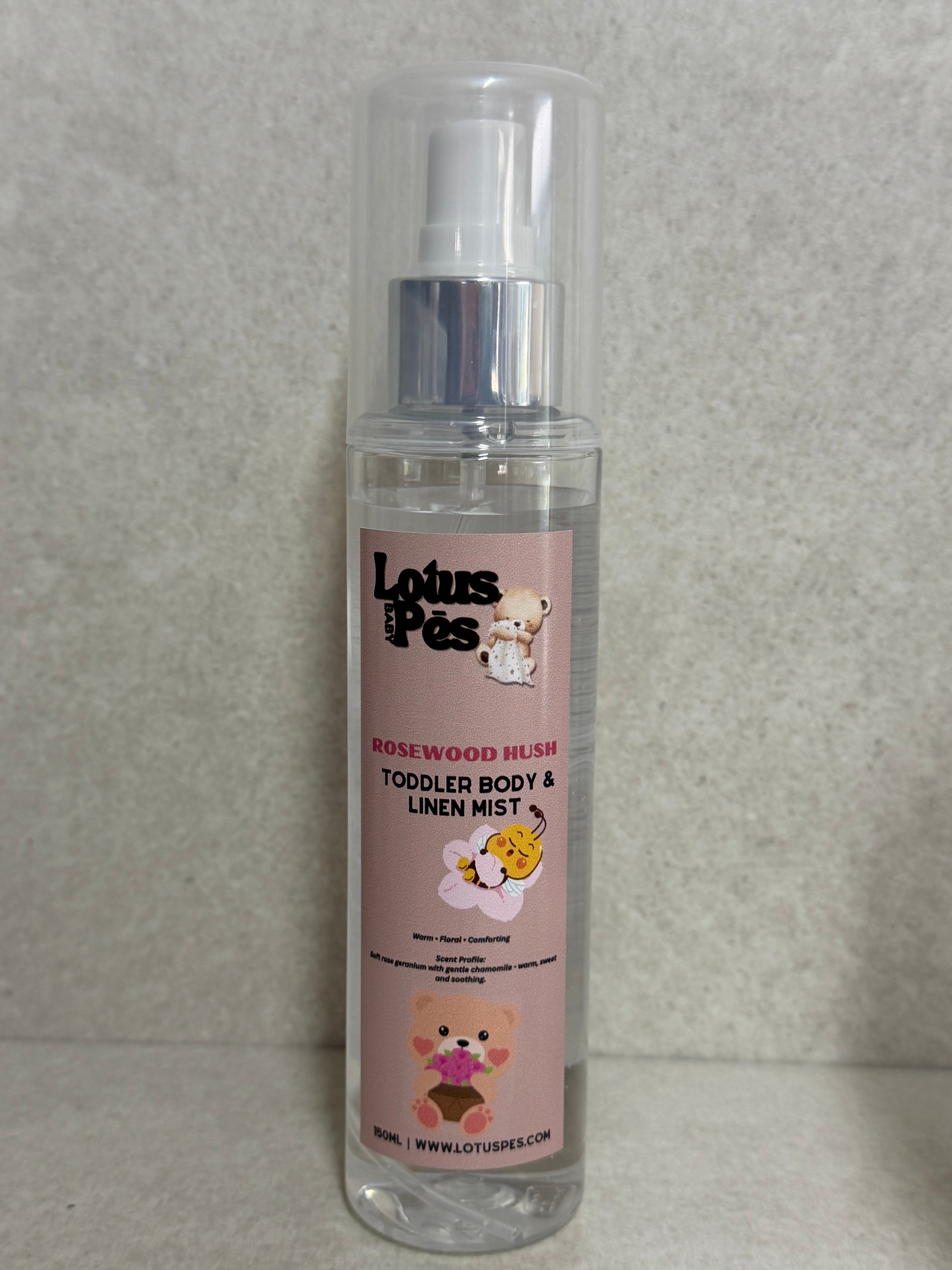 Lotus Pes Baby - Rosewood Hush Toddler Body & Linen Mist