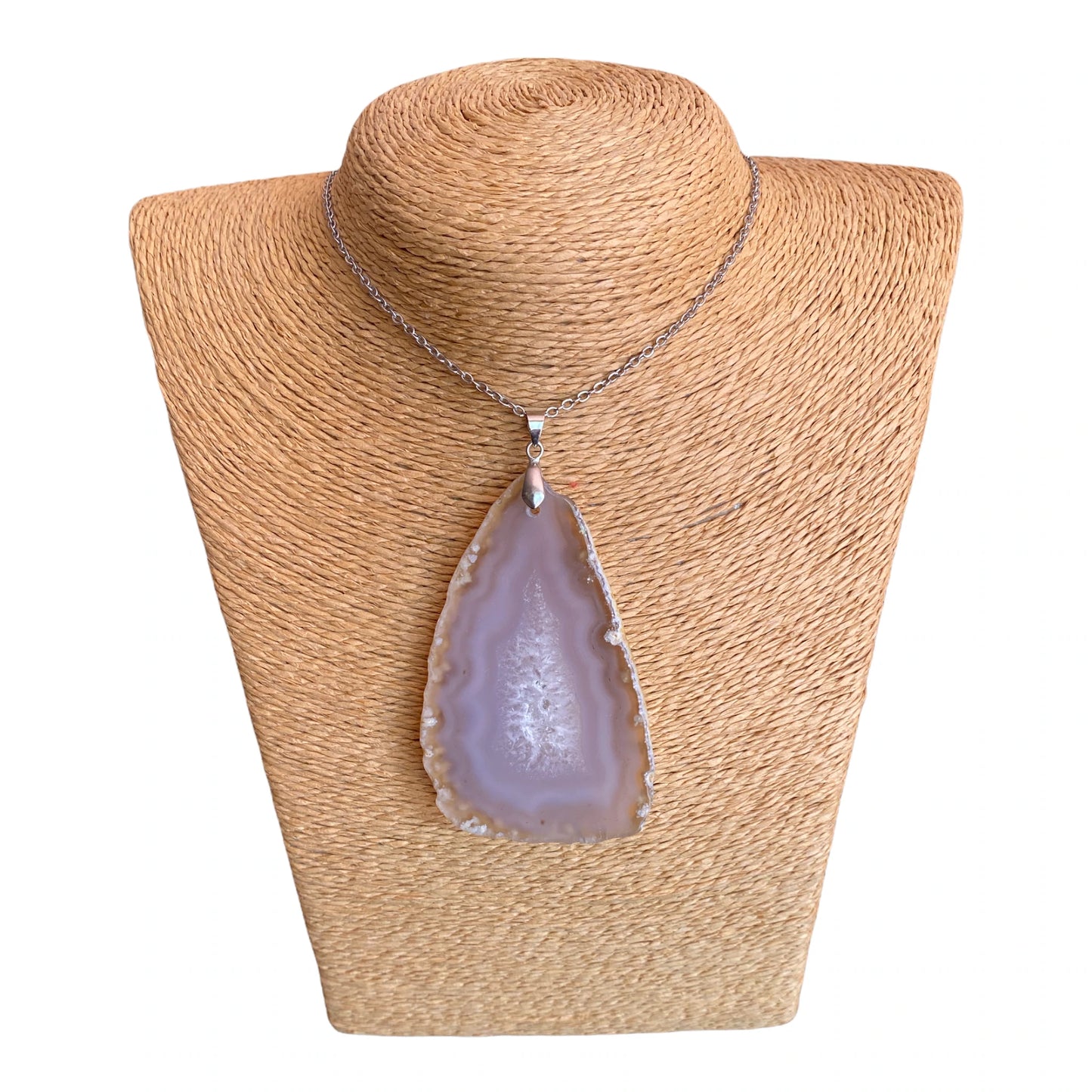 Agate Slice Necklace