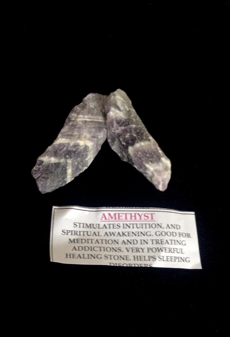 Amethyst Raw Arrow