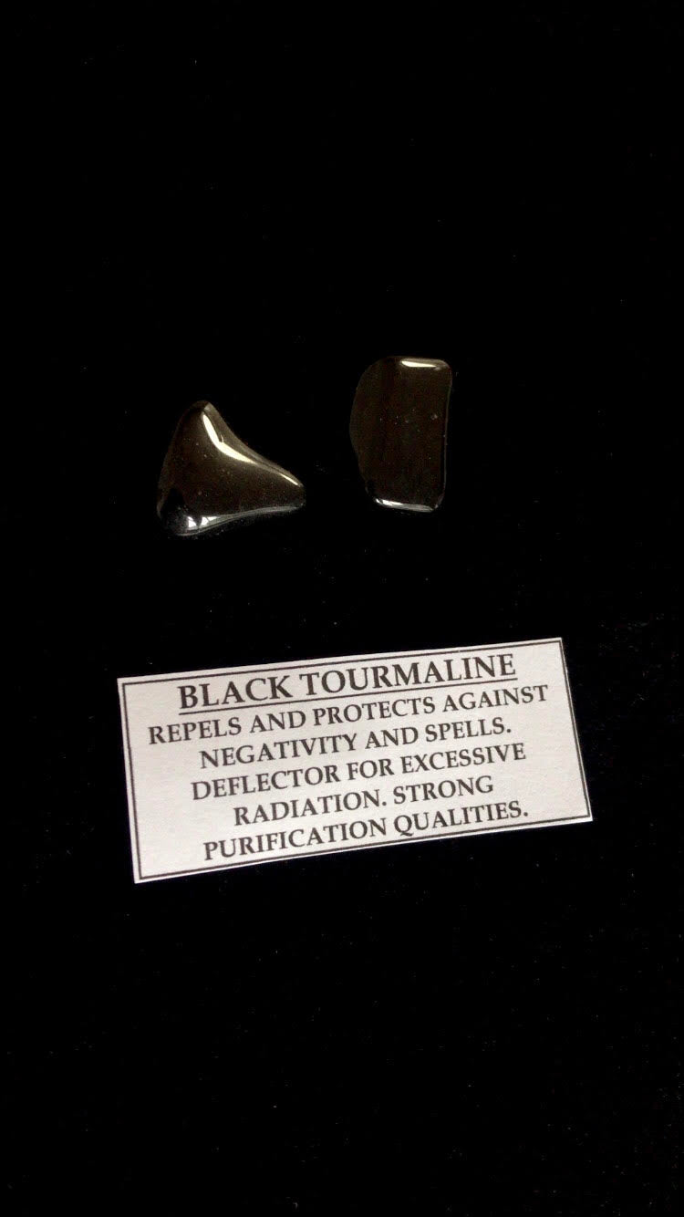 Black Tourmaline Polished