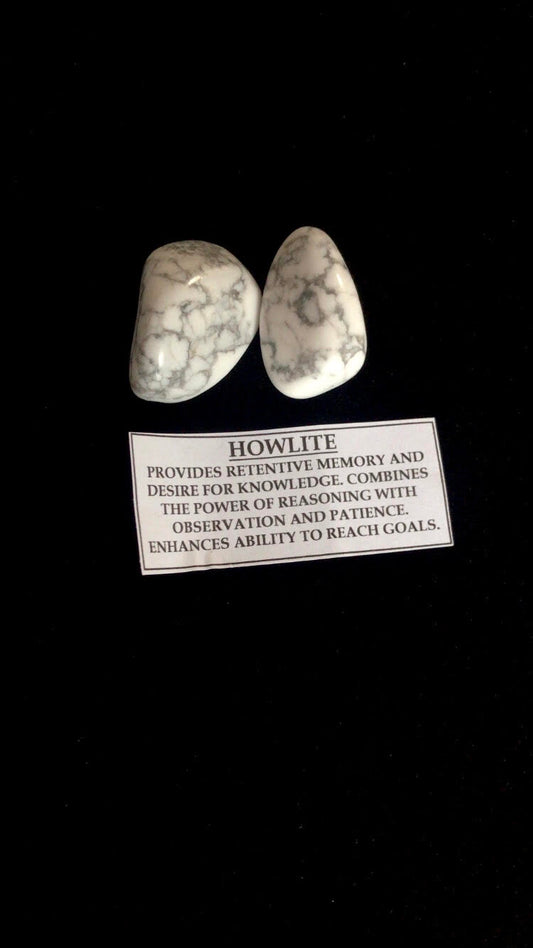 Howlite Polished Tumble