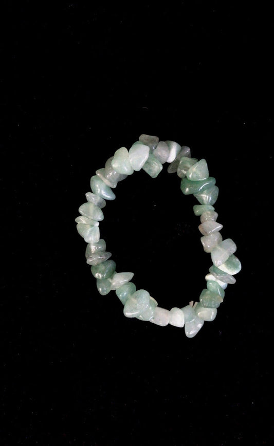 Green Aventurine Chip Bracelet