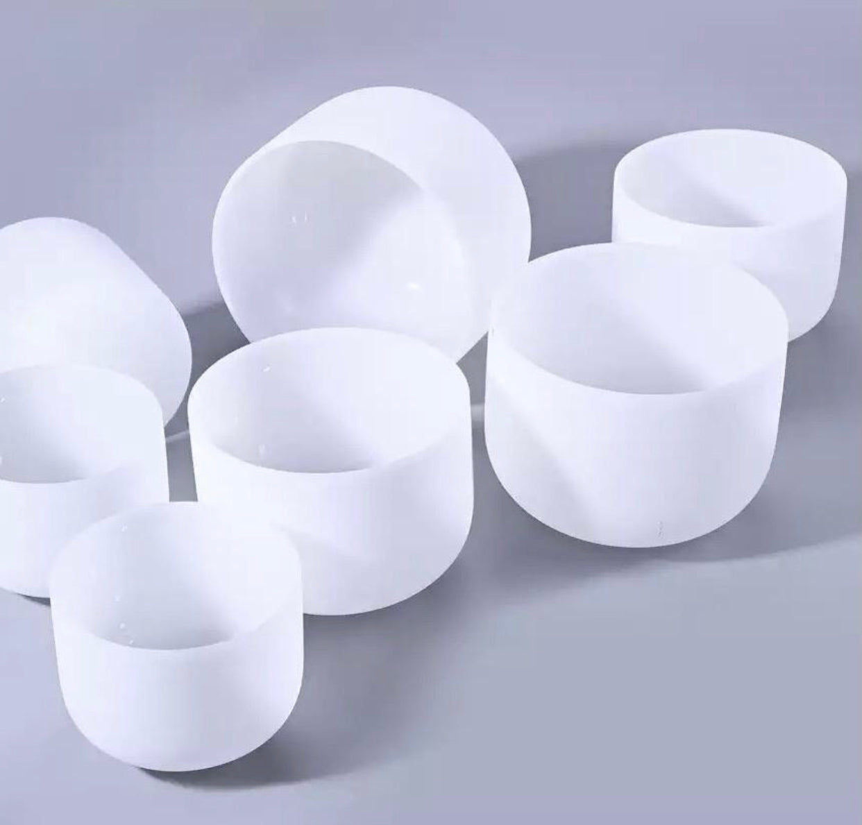 7PC Crystal Singing Bowls