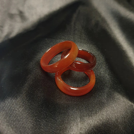 Carnelian Band Ring