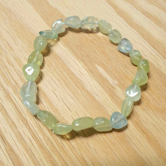 Prehnite Nugget Bracelet